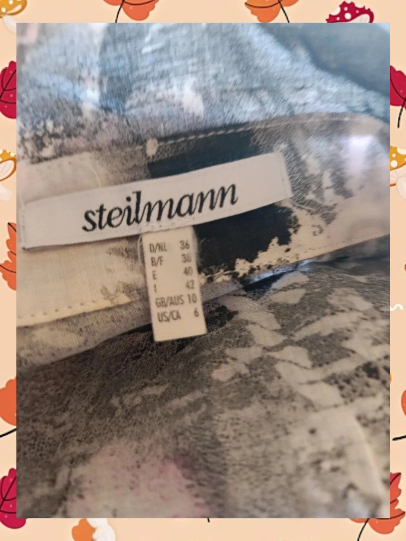 Camisa / Vestido corto Steilmann estampado artístico – steilmann – taille S / 36 / 8 3