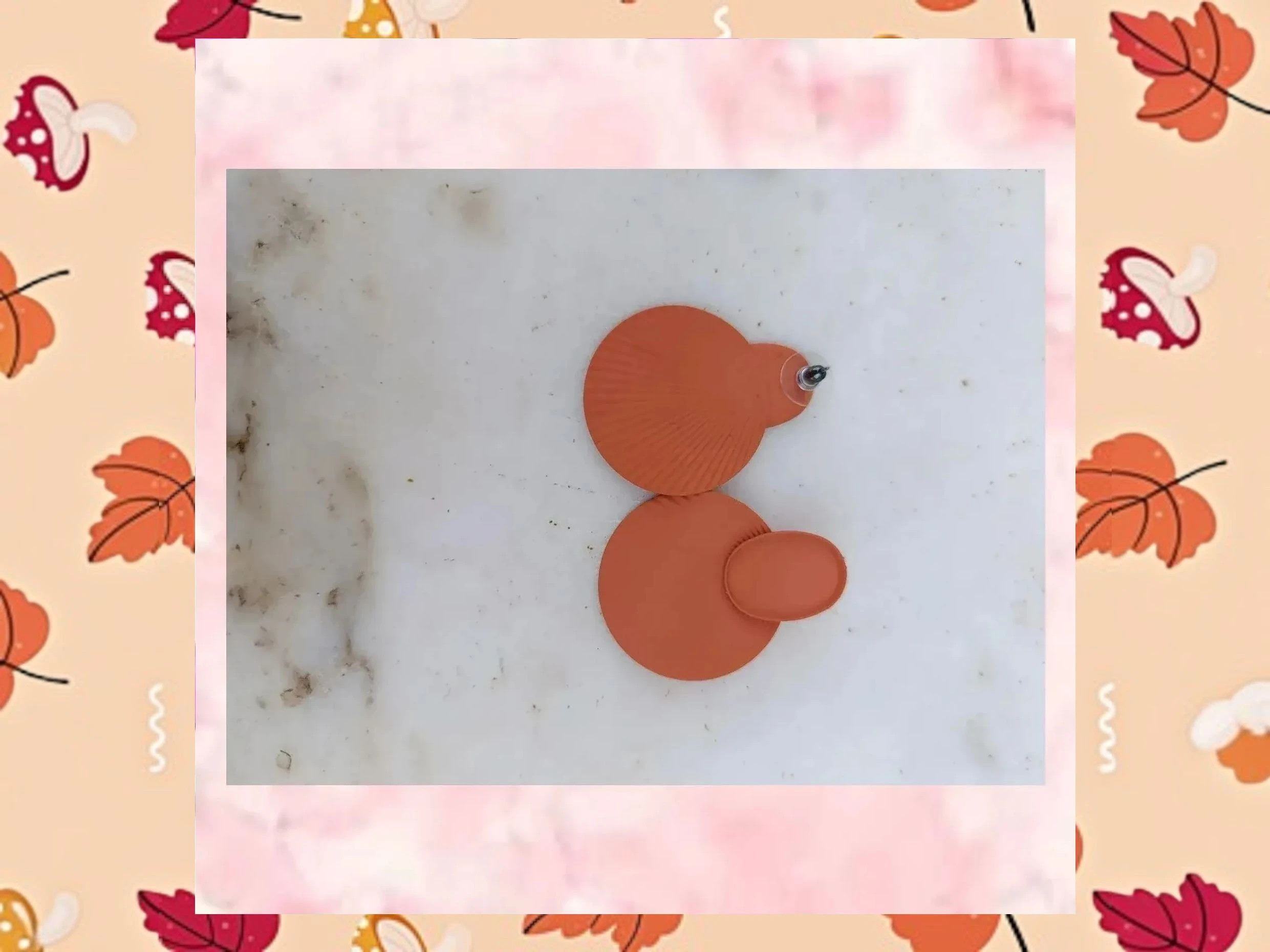 Maxi Pendientes Mate Terracota – No Label 4