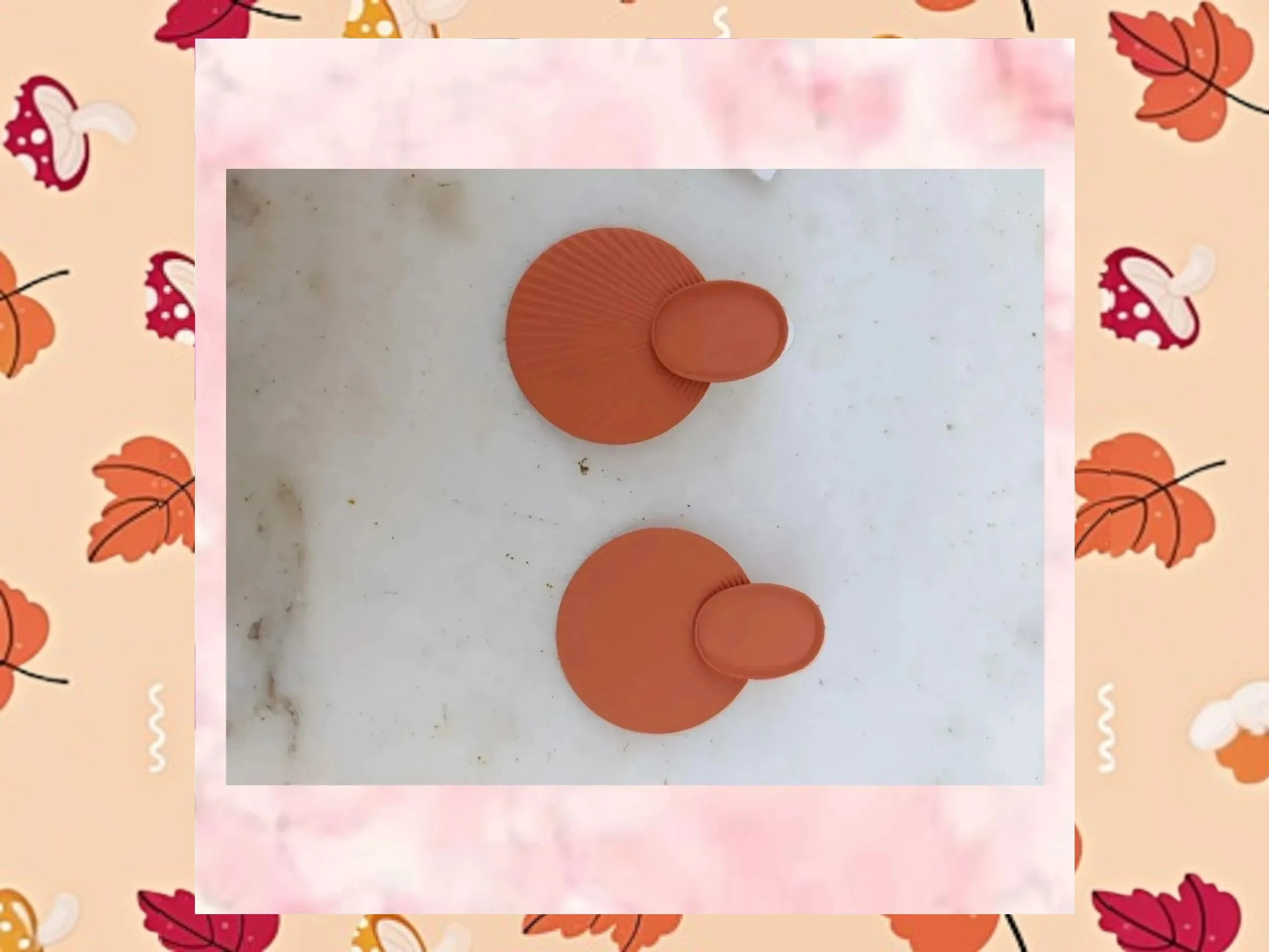 Maxi Pendientes Mate Terracota – No Label 5