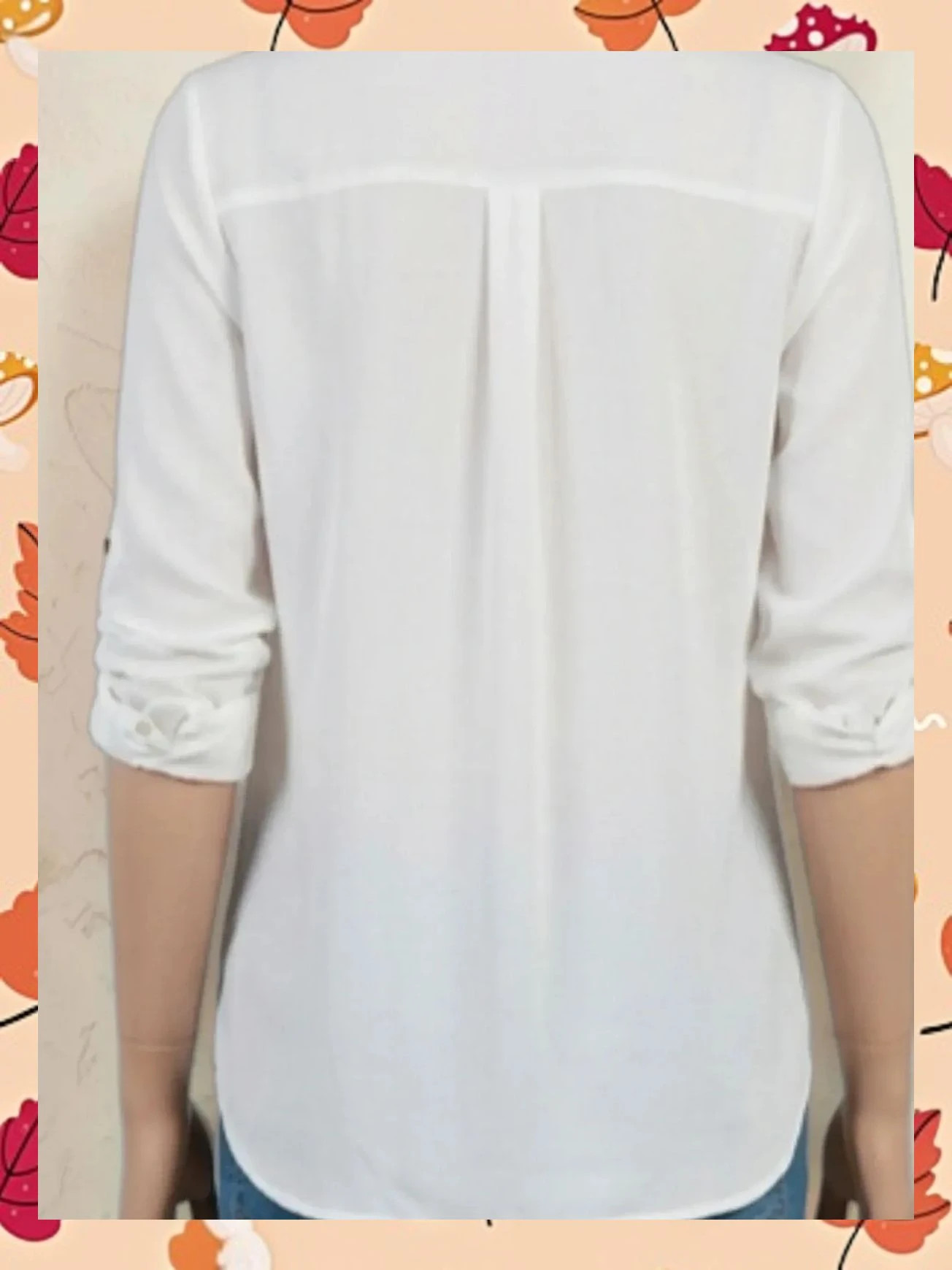 Blusa Blanca Elegante con Detalles de Cremallera - Santi RQ – Santi RQ – taille XXL / 44 / 16 2