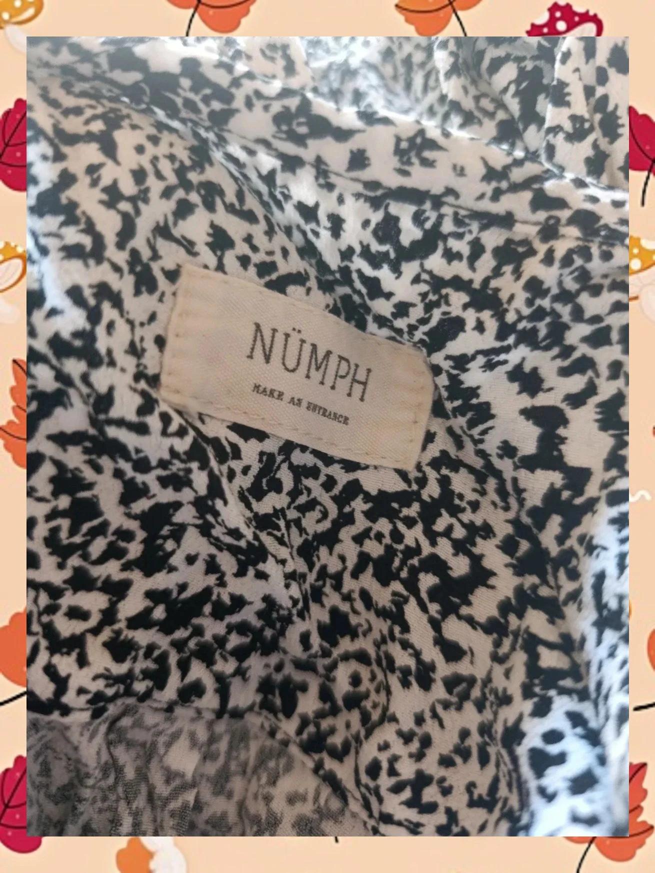 Vestido Midi Nümph Estampado Monocromo Talla 38 – Nümph – taille M / 38 / 10 4