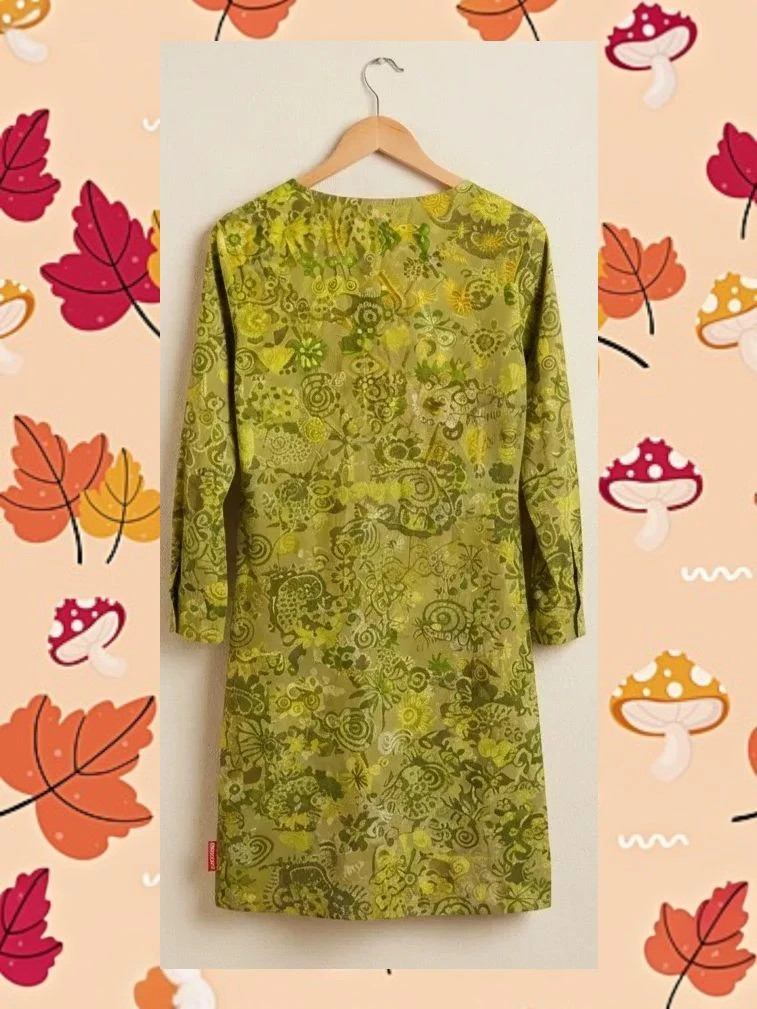 Vestido túnica estampado Kukuxumusu verde – Kukuxumusu – taille M / 38 / 10 2