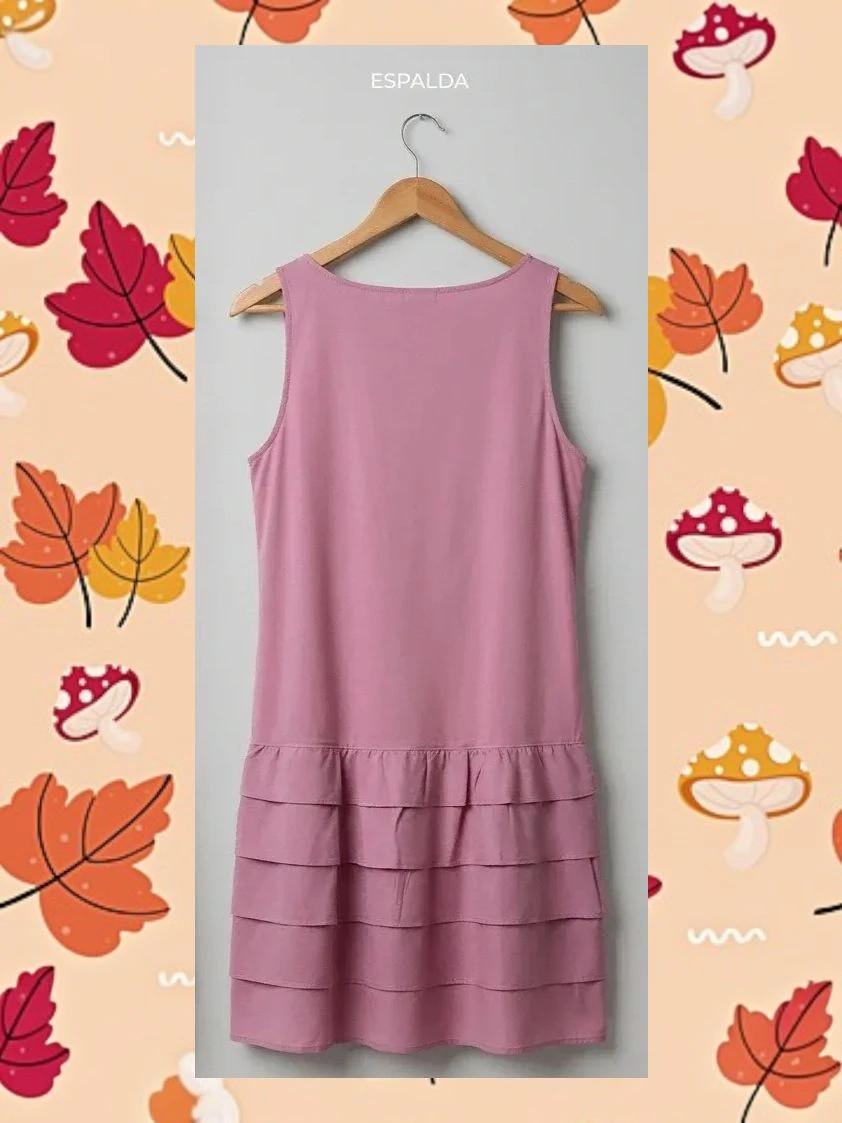 Vestido Corto Massimo Dutti Seda y Algodón | Rosa Empolvado – Massimo Dutti – taille M / 38 / 10 2