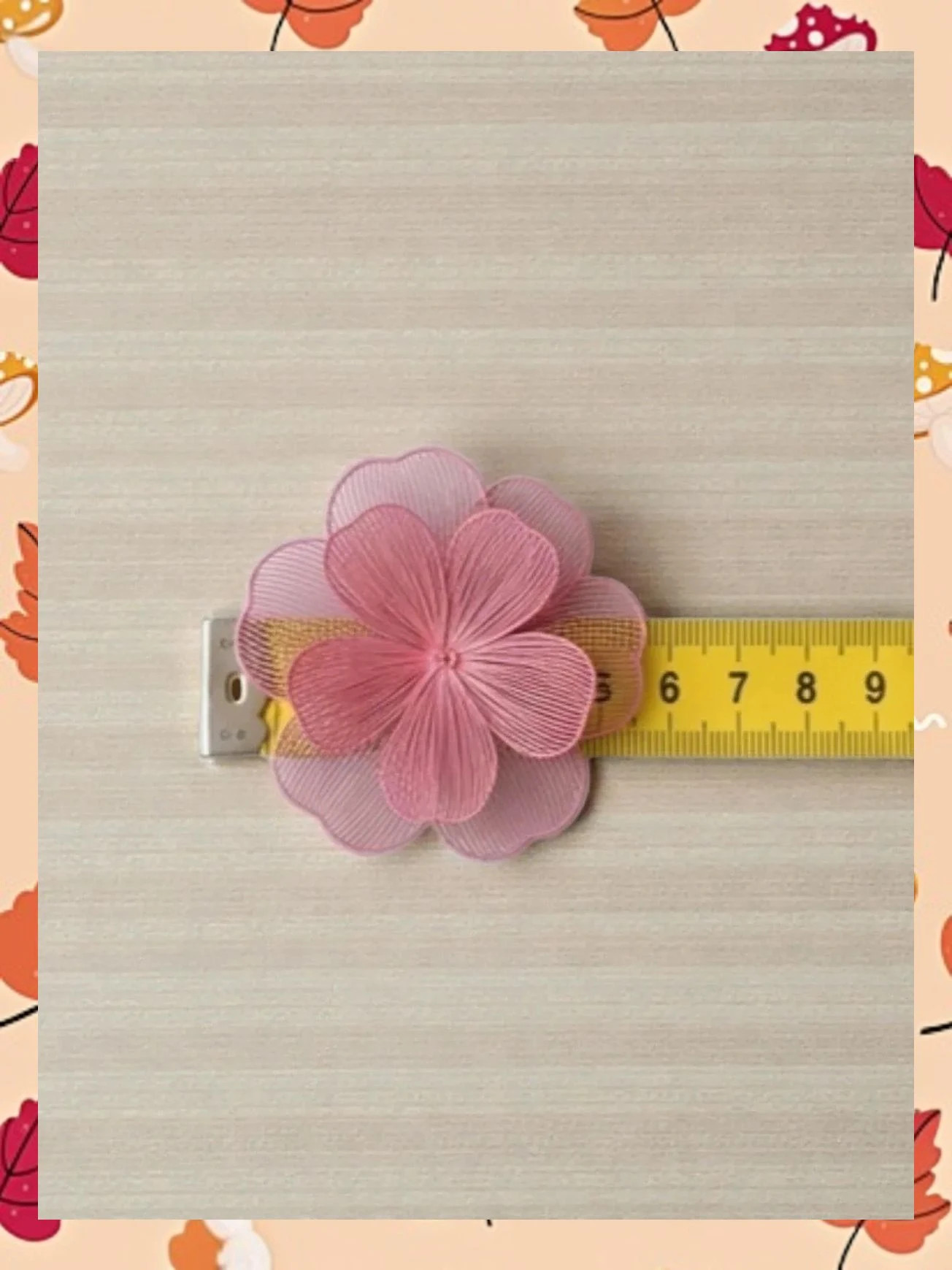 Pendientes de Boutique con Flor de Hilo y Bolsa de Organza 2