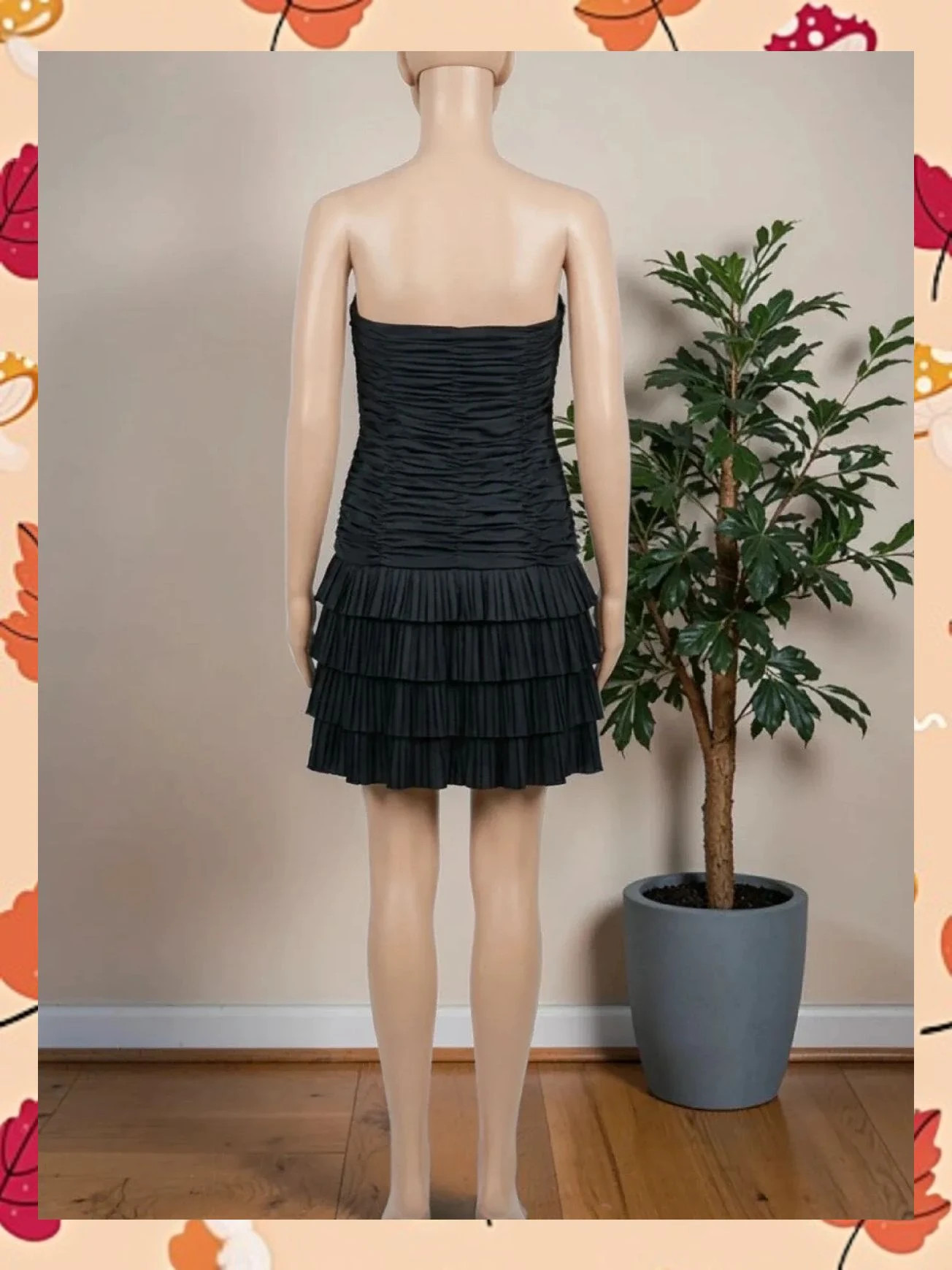 Vestido de Fiesta Palabra de Honor Negro Ada Gatti XL – ada gatti – taille XL / 42 / 14 2