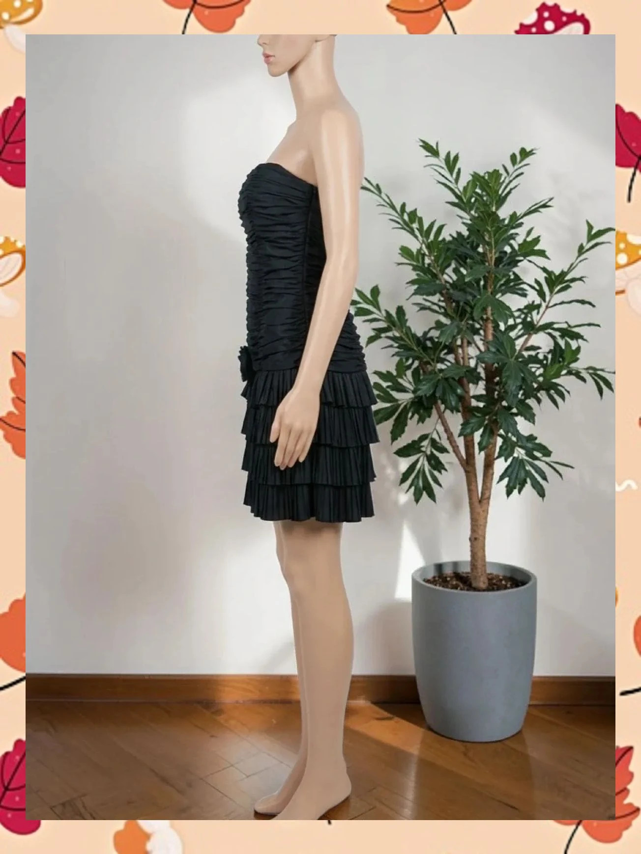 Vestido de Fiesta Palabra de Honor Negro Ada Gatti XL – ada gatti – taille XL / 42 / 14 3