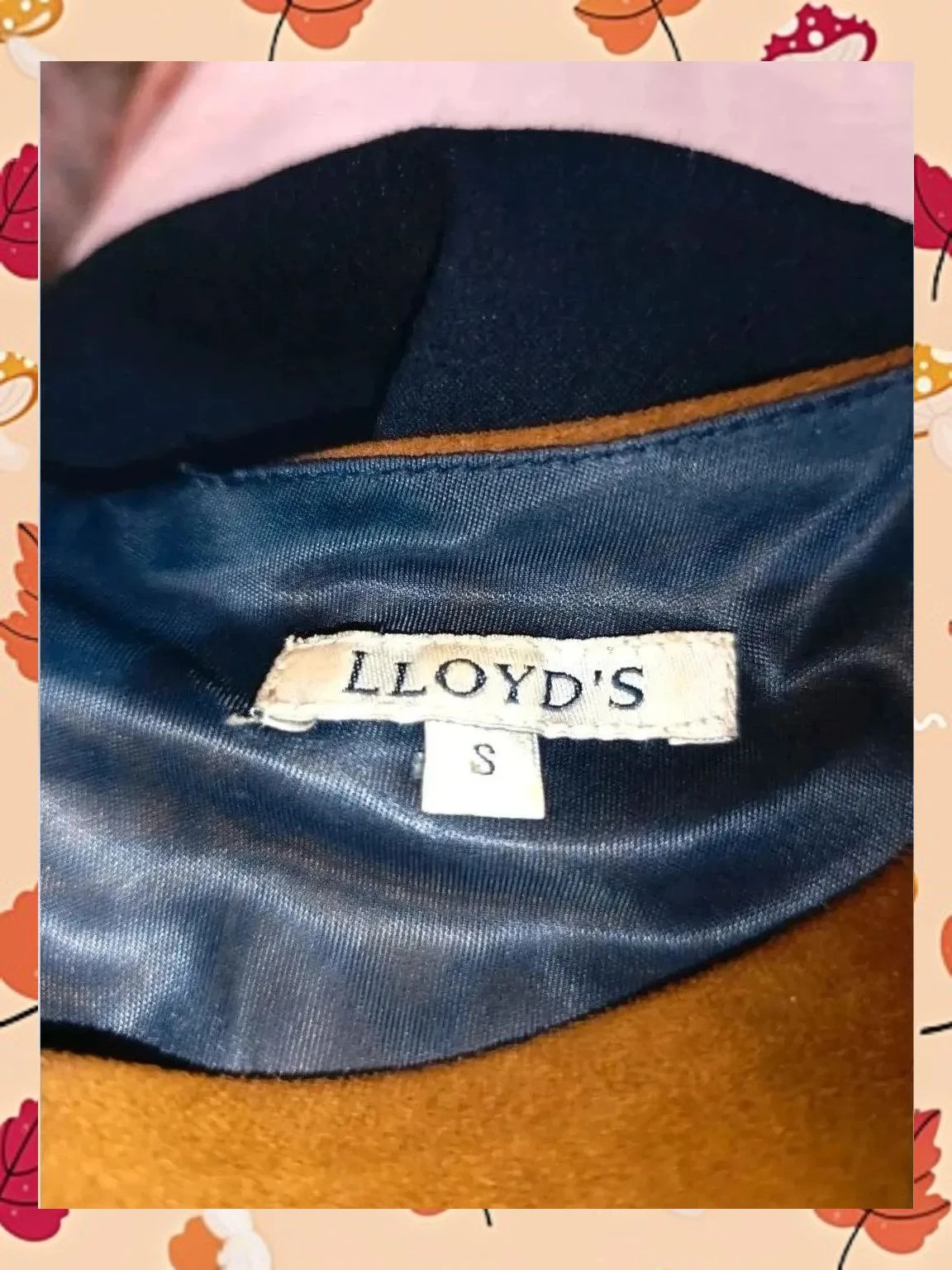 Vestido Lloyd's S Azul Marino & Camel Retro A-Line – Lloyd's – taille S / 36 / 8 4