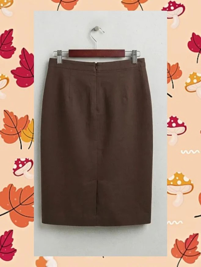 Falda midi cruzada lino Roberto Verino T. 40 – Roberto Verino – taille L / 40 / 12 2