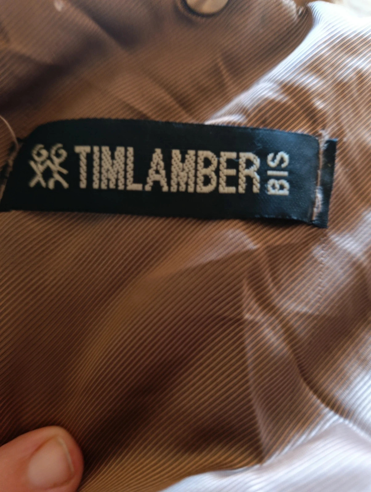 Chaqueta TimlamberBIS Marrón Camel T. 52 – timlamber – taille XXXL / 46 / 18 3