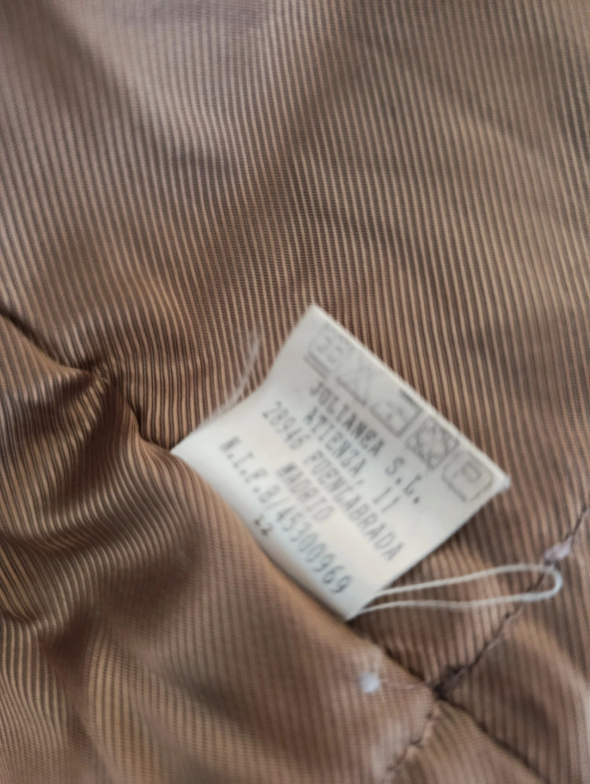 Chaqueta TimlamberBIS Marrón Camel T. 52 – timlamber – taille XXXL / 46 / 18 4