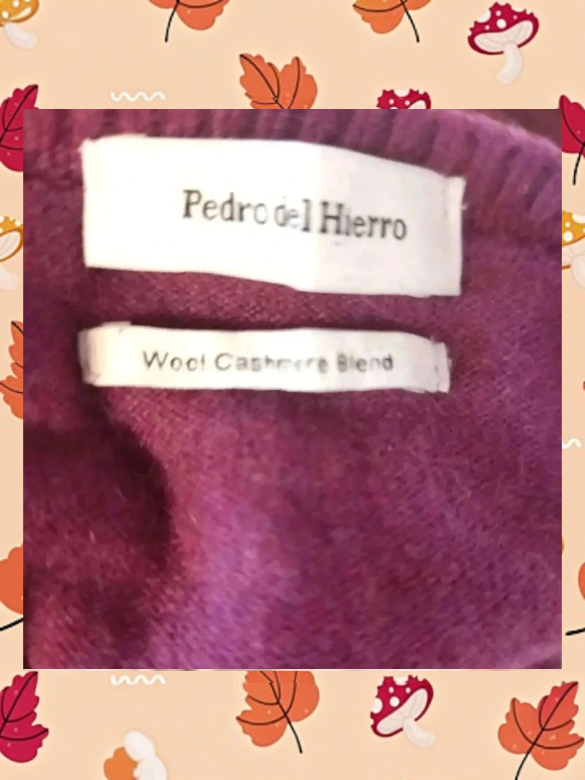 Jersey pedro del hierro XL Cachemira/Lana - Fucsia/Magenta – Pedro del Hierro – taille XL 3