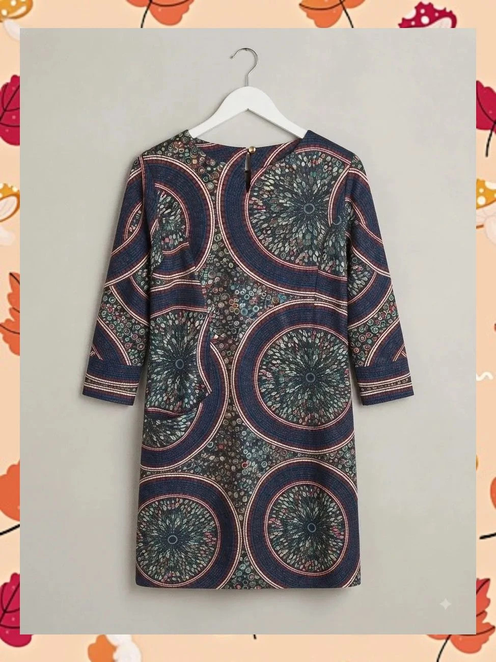 Vestido estampado diseño italiano T. L | Elegancia versátil – taille L / 40 / 12