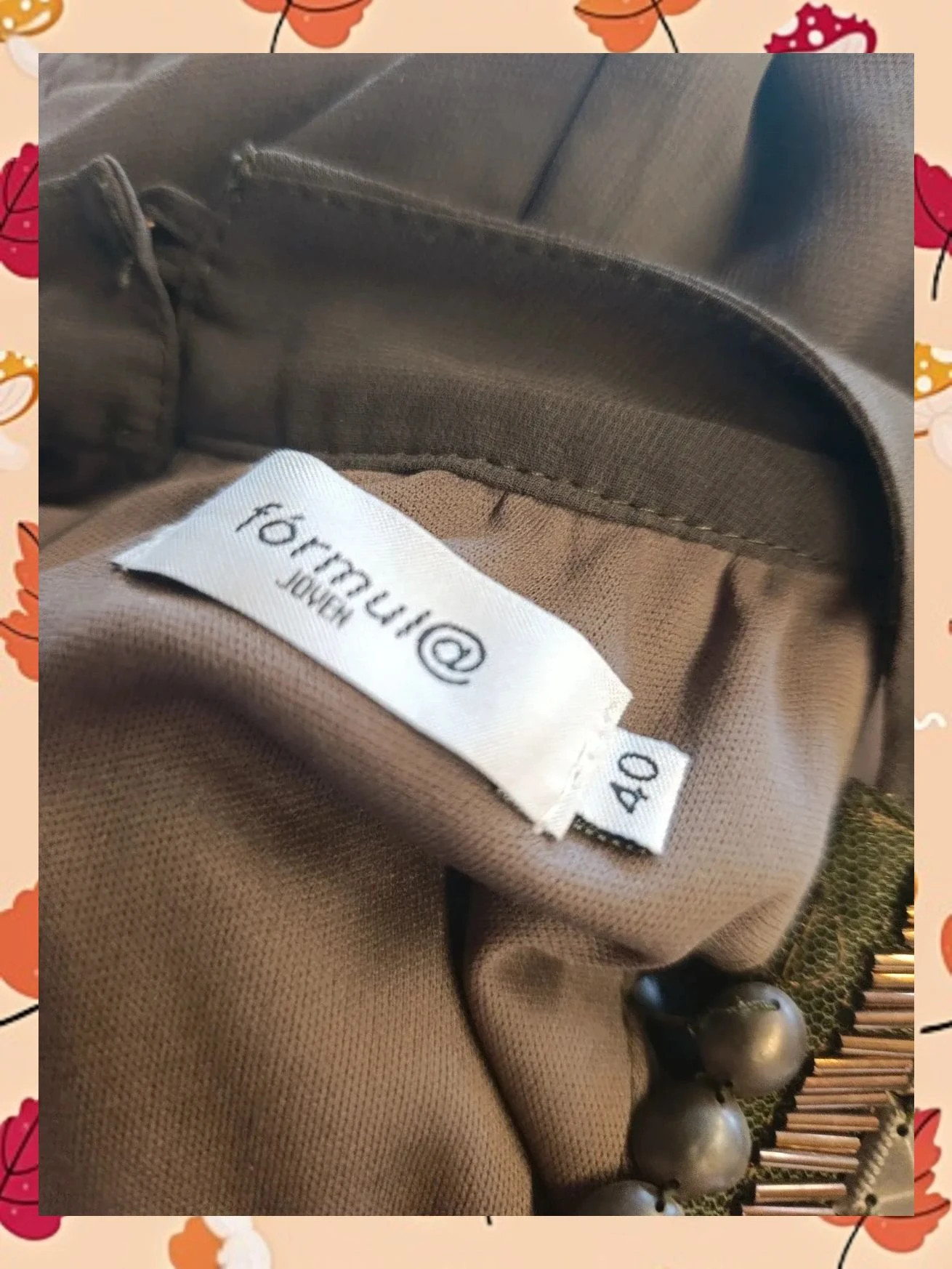 Vestido elegante topo con pedrería Fórmula Joven T.40 – Fórmula Joven – taille L / 40 / 12 3