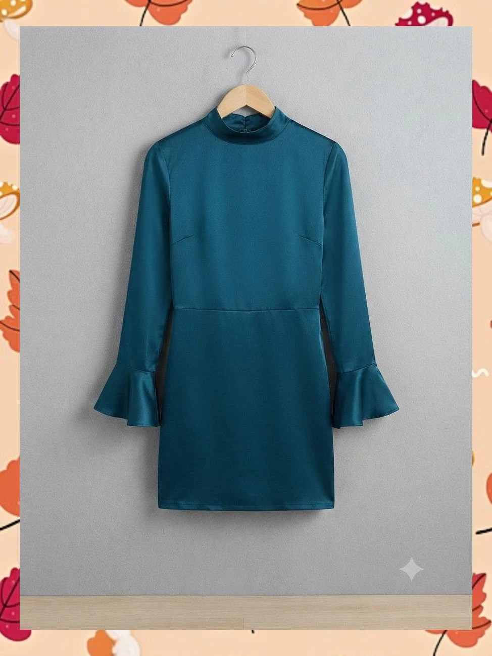 Vestido satinado azul marino Zara Espalda descubierta - Talla S – Zara – taille S / 36 / 8