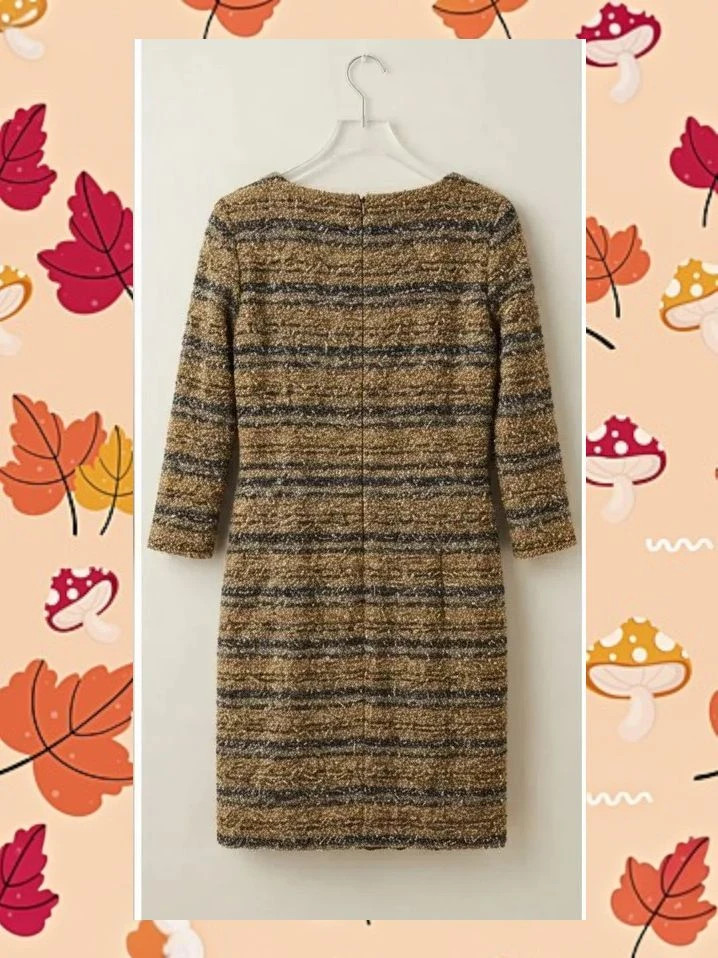 Vestido Tresor Talla 40 - Tejido Texturizado Otoño/Invierno – Tresor – taille L / 40 / 12 2
