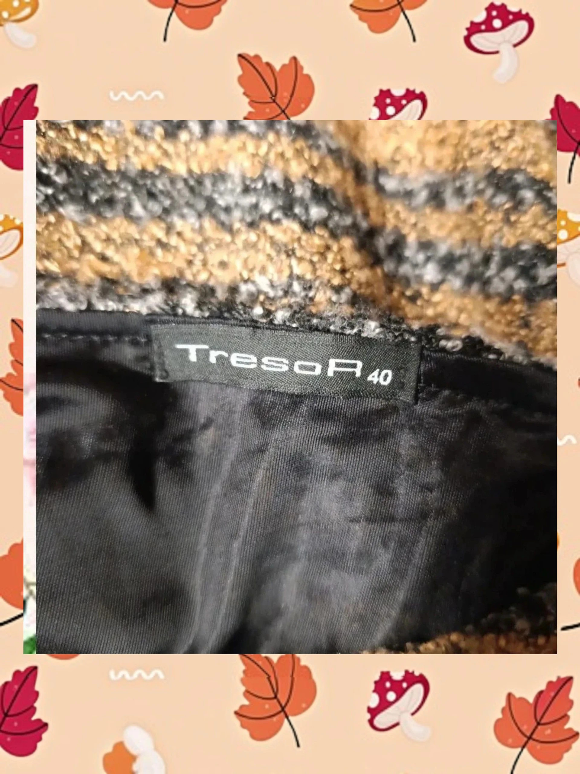 Vestido Tresor Talla 40 - Tejido Texturizado Otoño/Invierno – Tresor – taille L / 40 / 12 3
