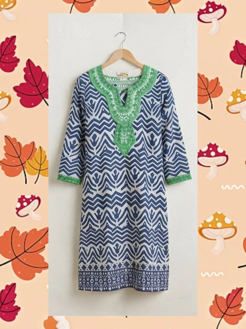 Vestido túnica de algodón Bella Tu – Estilo bohemio chic – bella tu – taille XS / 34 / 6
