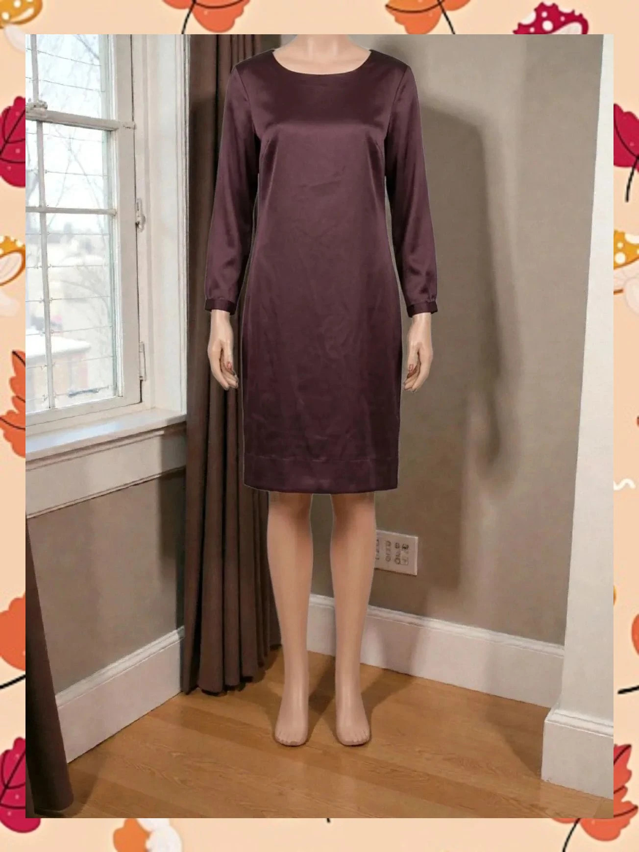 Vestido satinado InWear morado Talla 34 (XS)