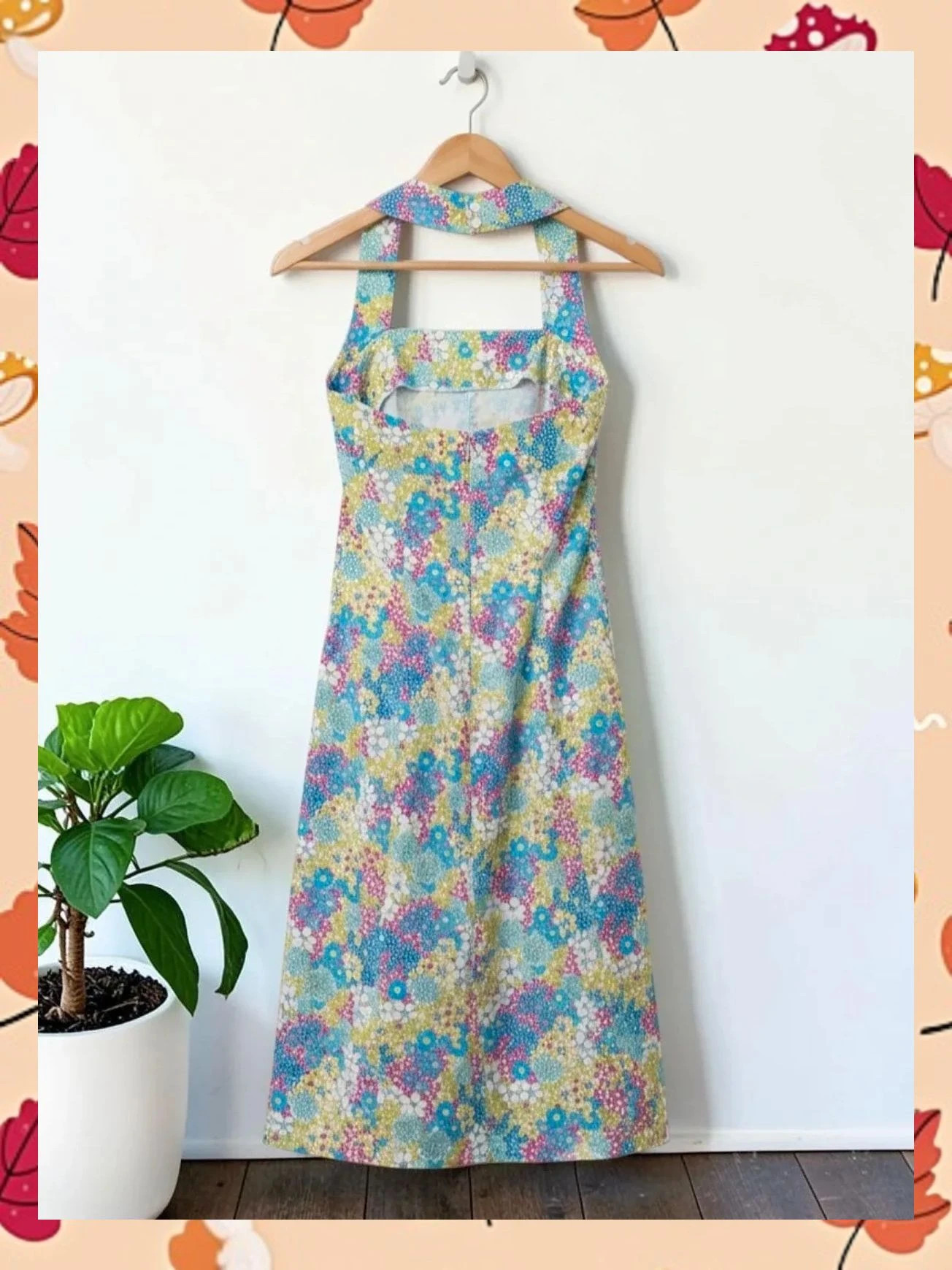 Vestido Halter Estampado Floral Trucco T. 38 | Retro Chic – Trucco – taille M / 38 / 10 2