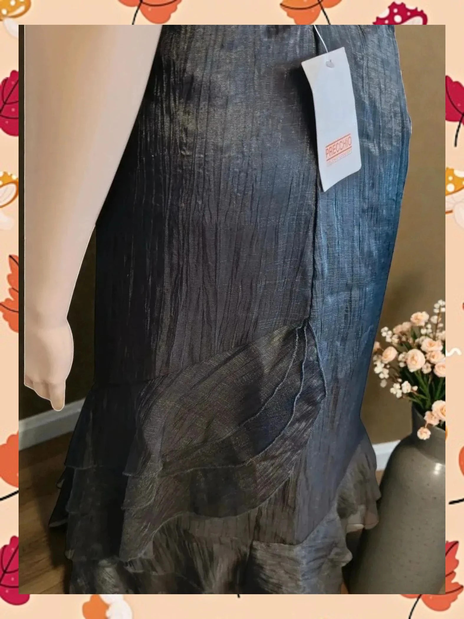 Falda Negra Precchio Talla 40 - Estilo y Movimiento – Precchio – taille L / 40 / 12 2