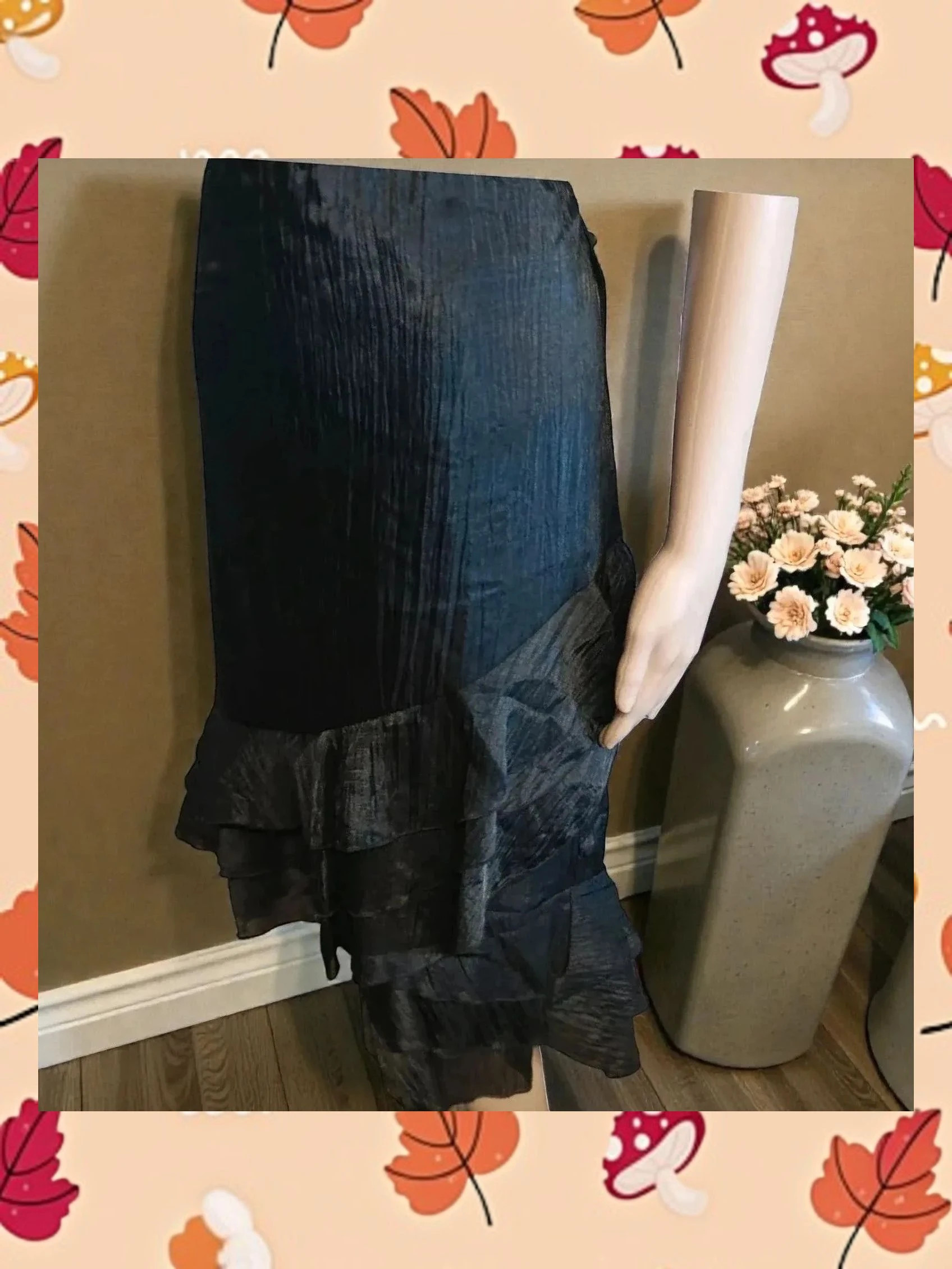 Falda Negra Precchio Talla 40 - Estilo y Movimiento – Precchio – taille L / 40 / 12 4
