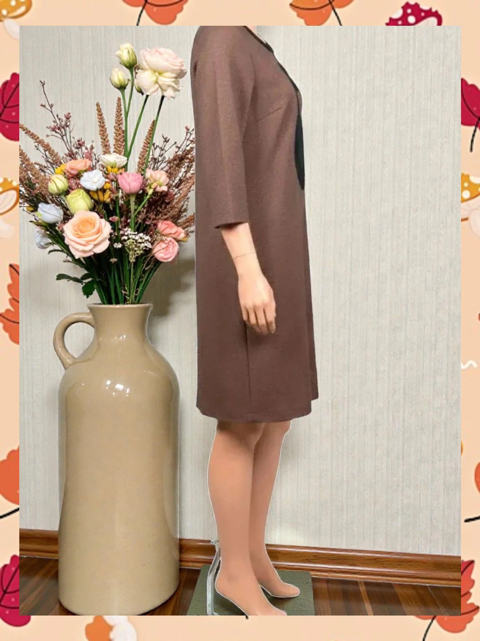 🌿 Vestido Skunkfunk (SKFK) Diseño Vasco - Talla 1 (S) – Skunkfunk – taille S / 36 / 8 2