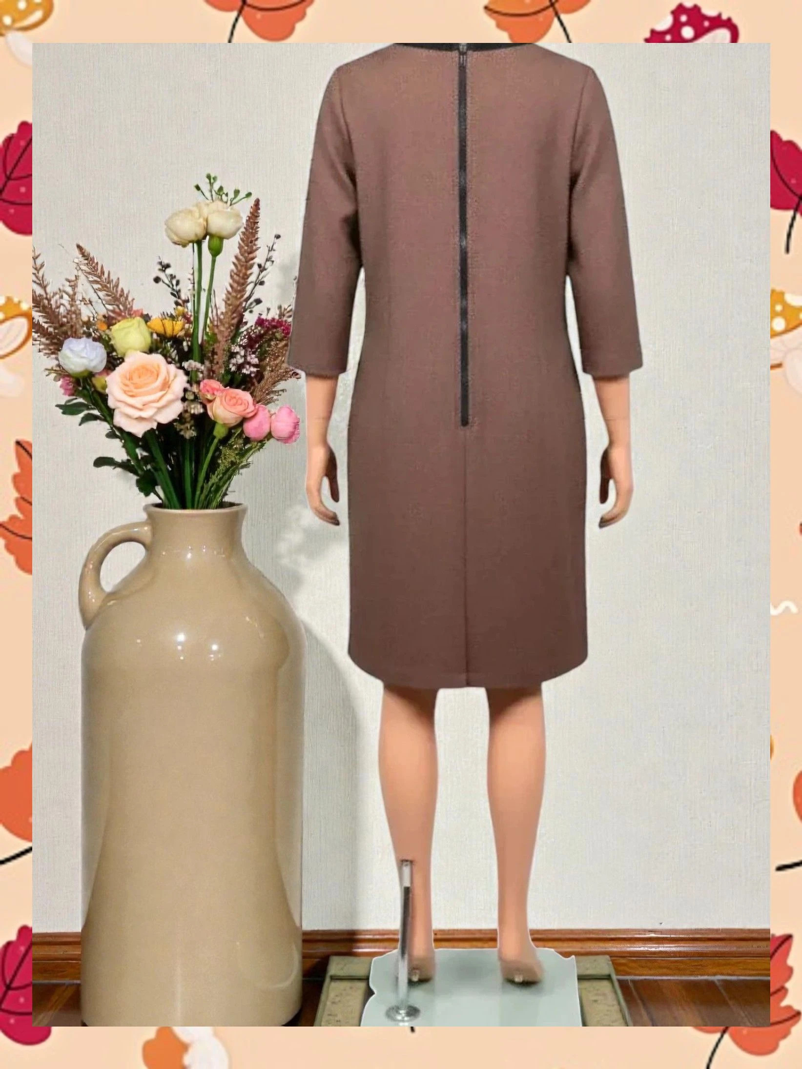 🌿 Vestido Skunkfunk (SKFK) Diseño Vasco - Talla 1 (S) – Skunkfunk – taille S / 36 / 8 3