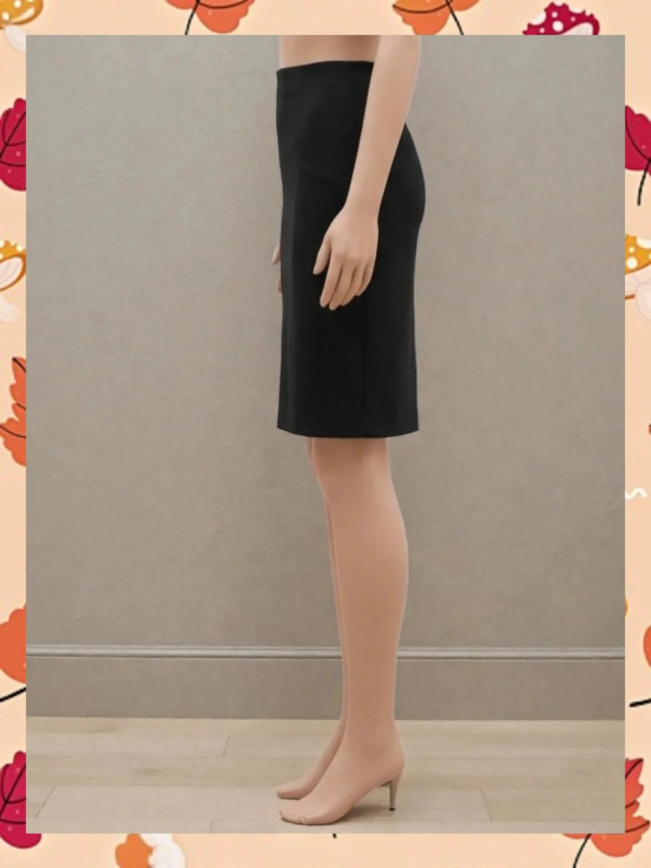 Falda de Tubo caroll Negra 🖤 | Talla 38 (M) | Viscosa – Caroll – taille M / 38 / 10 3