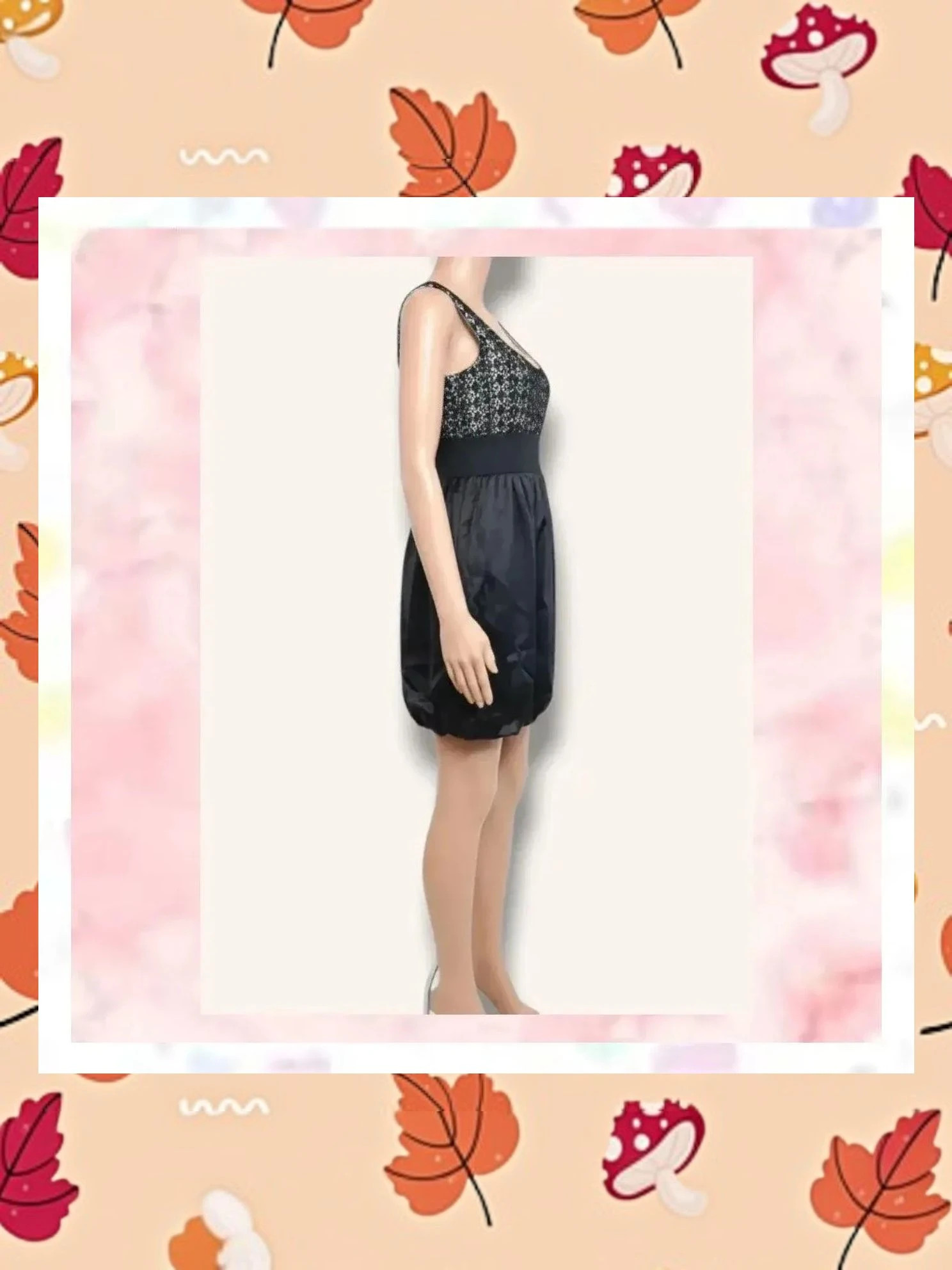 Vestido de fiesta mini negro y plateado Fórmula Joven Talla 38 – Fórmula Joven – taille M / 38 / 10 2