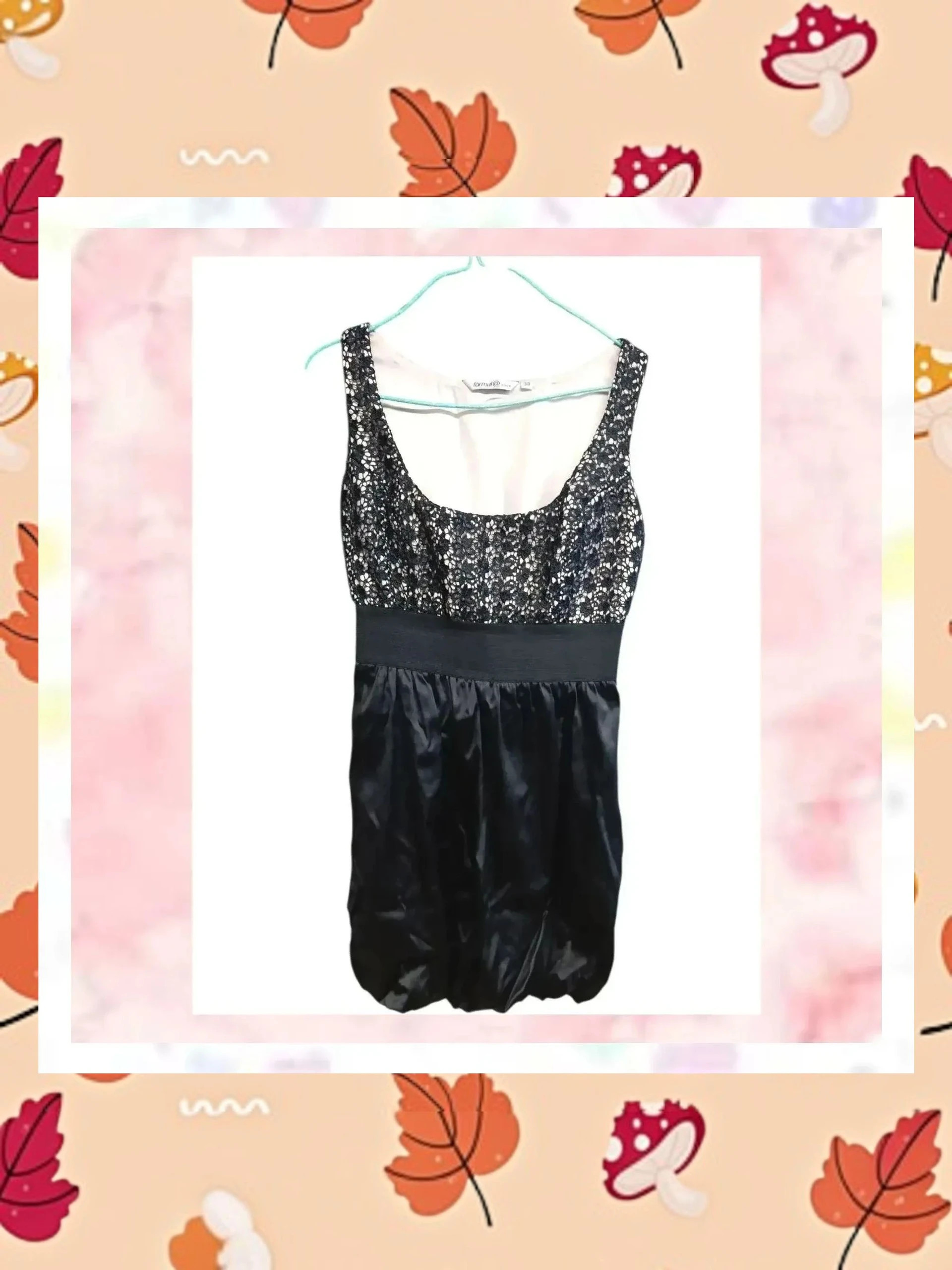 Vestido de fiesta mini negro y plateado Fórmula Joven Talla 38 – Fórmula Joven – taille M / 38 / 10 4