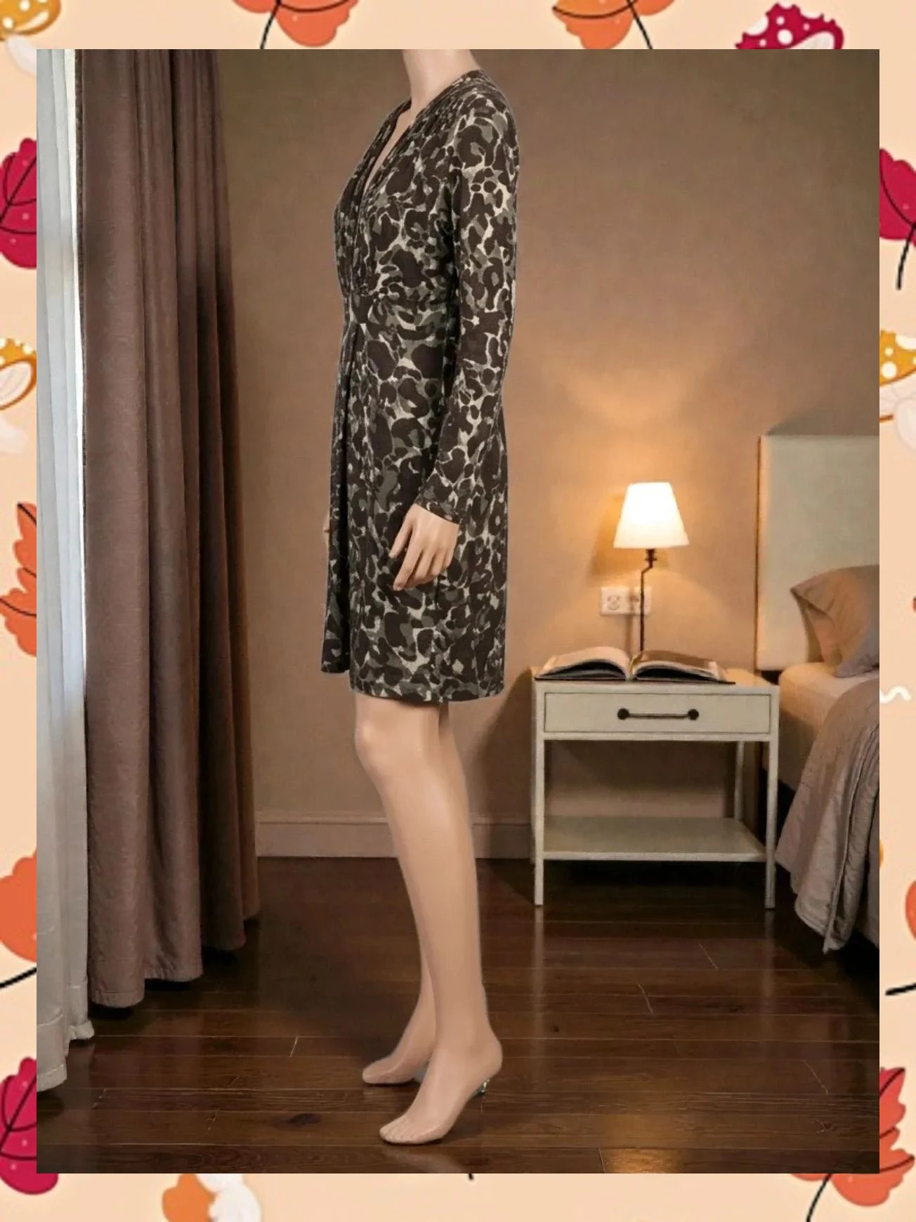 Vestido midi cruzado estampado animal chic Selvatgi M – Selvatgi – taille M / 38 / 10 3