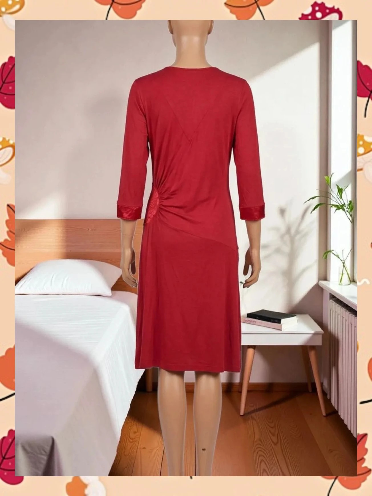 Vestido midi cruzado Jota Mas Ge rojo pasión T. 40 - Excelente estado – Jota mas ge – taille L / 40 / 12 2