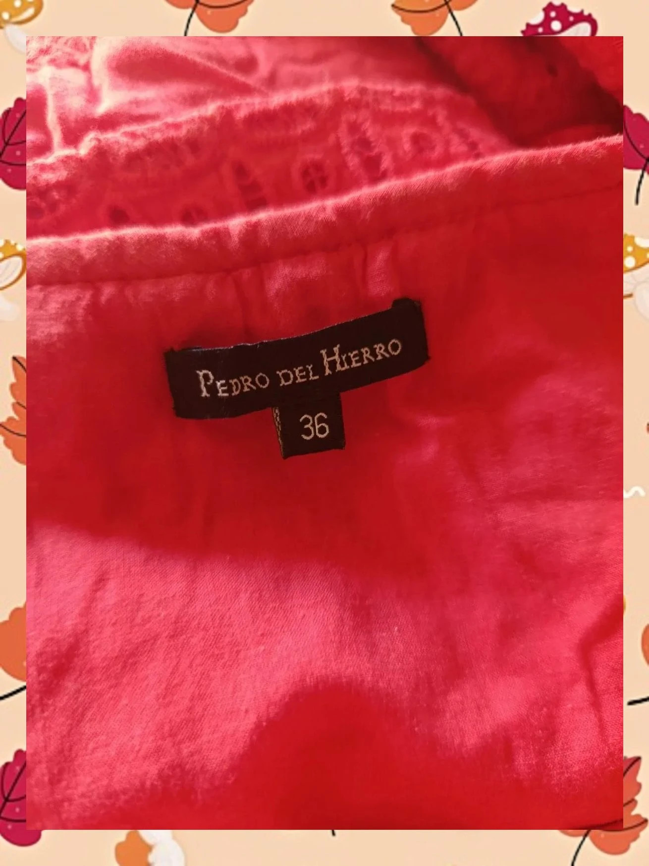 Pedro del Hierro Bordado Suizo Coral T.36 – Pedro del Hierro – taille S / 36 / 8 3