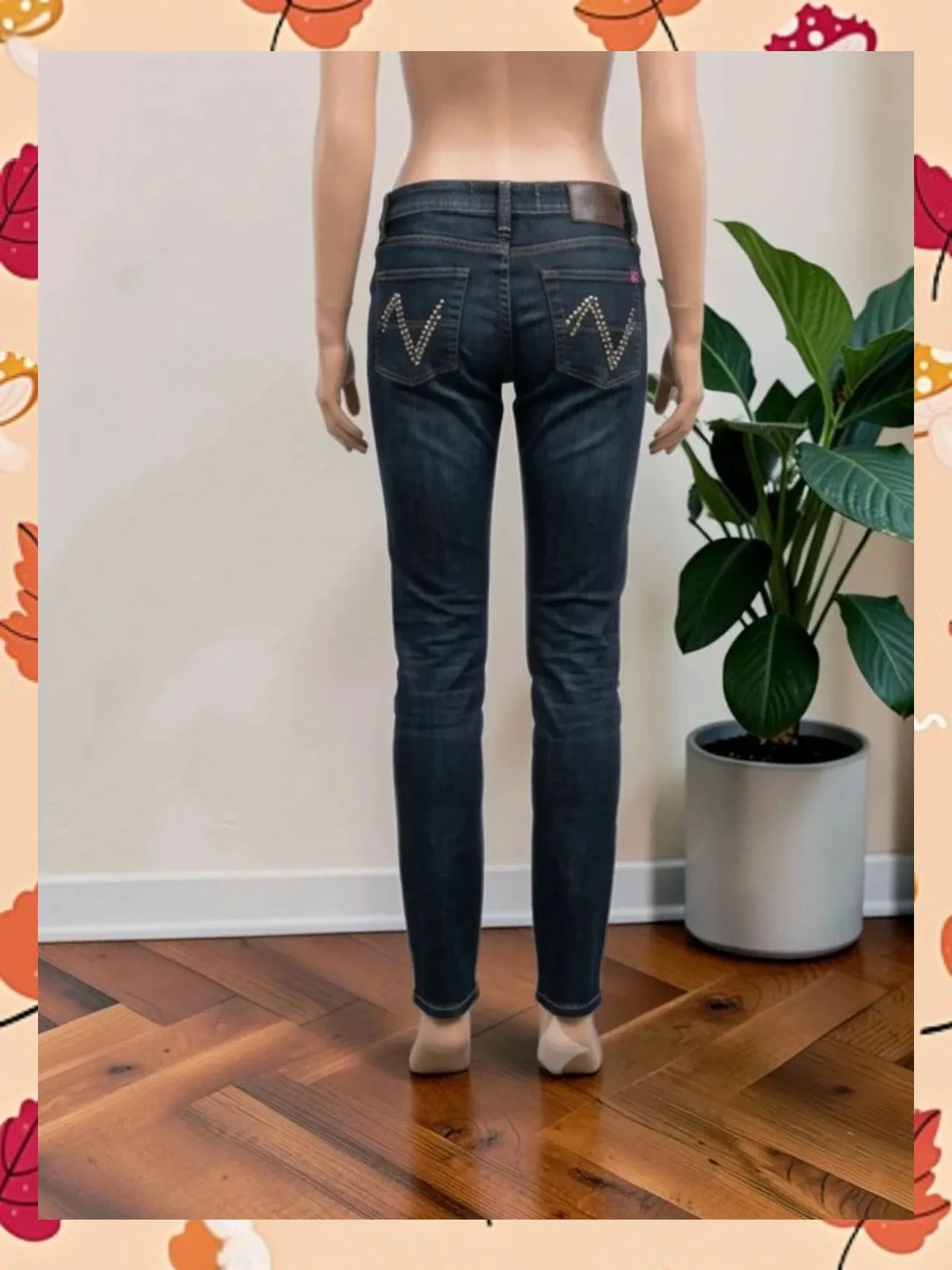 Jeans de lujo NOLITA con pedrería - Talla M/L (40cm cintura) – Nolita – taille M / 38 / 10 3