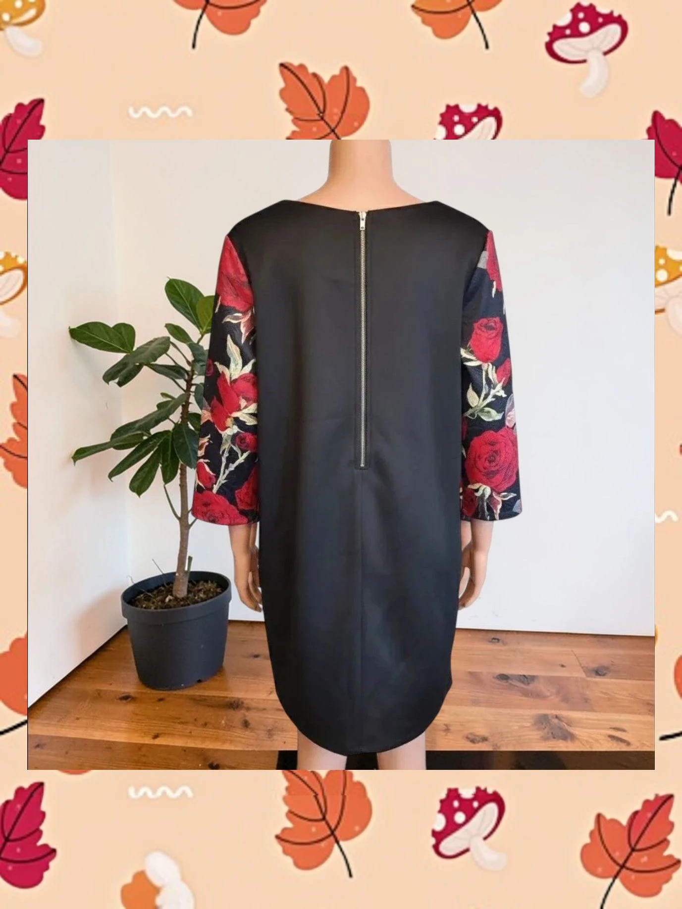 Vestido Jaune Rouge Paris - Estampado Rosas y Joyas – Jaune Rouge – taille M / 38 / 10 2