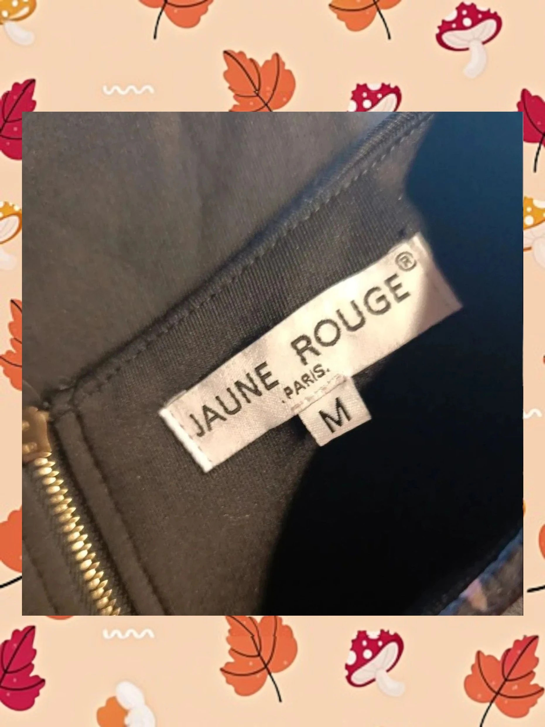 Vestido Jaune Rouge Paris - Estampado Rosas y Joyas – Jaune Rouge – taille M / 38 / 10 3