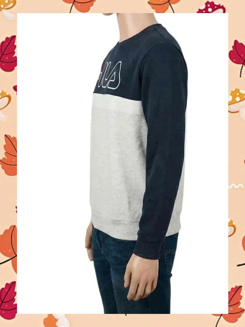 Sudadera FILA Retro Color Block - Logo Grande 🔥 – FILA – taille L 3