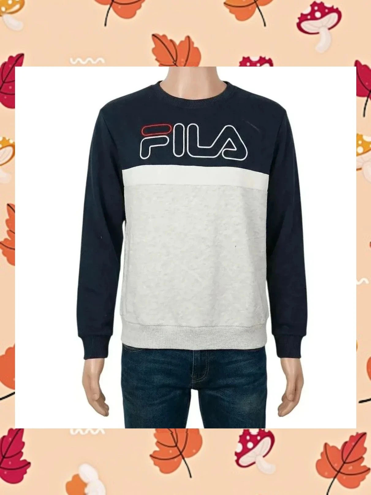 Sudadera FILA Retro Color Block - Logo Grande 🔥