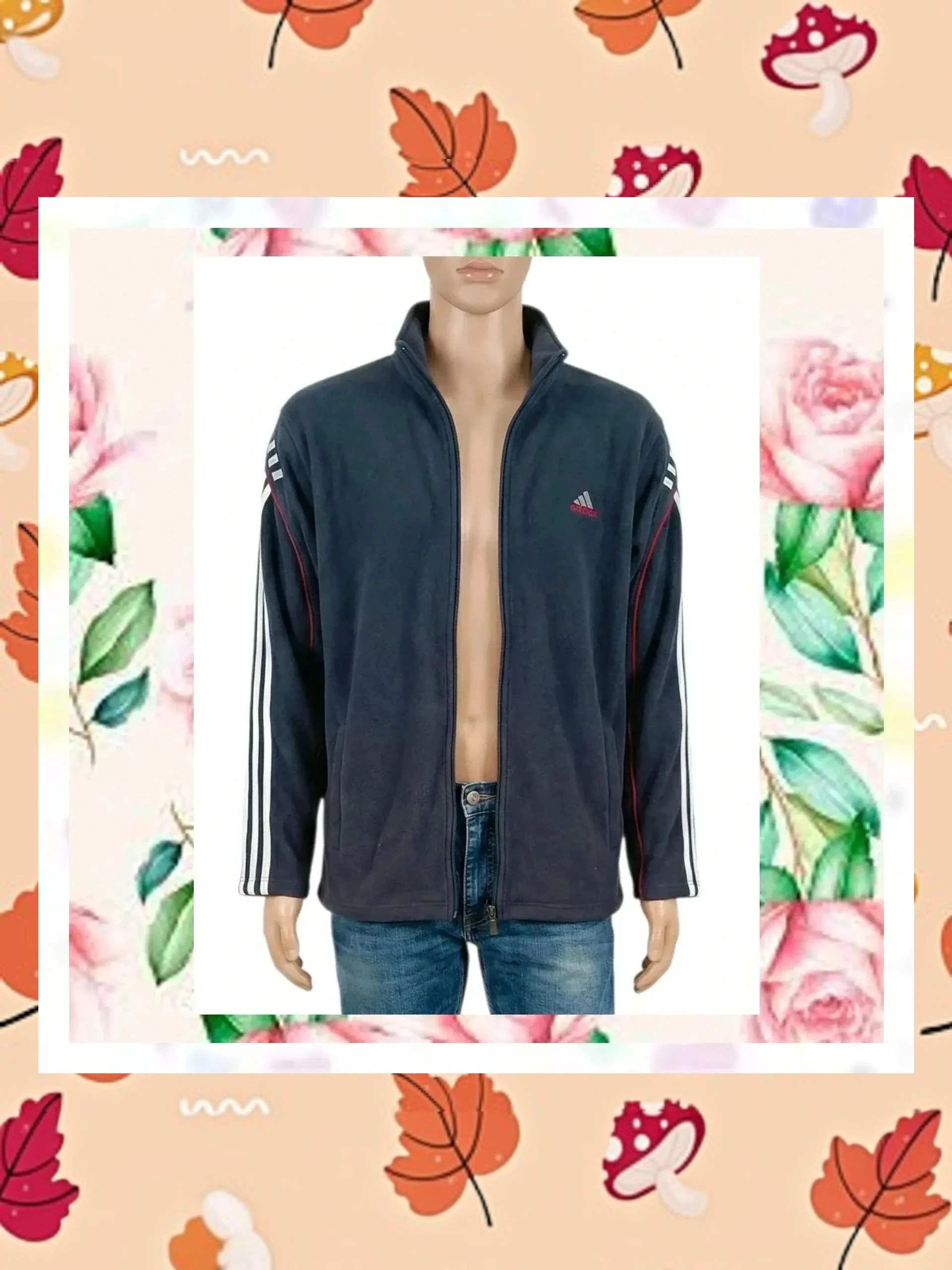 Chaqueta Polar Adidas Vintage 2005 Y2K Talla L/XL – adidas – taille L 2