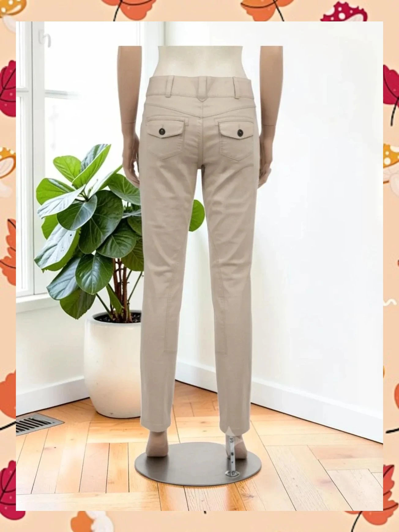 Pantalón chino de diseño Laurèl - Talla 34 - Calidad Premium – Laurèl – taille XS / 34 / 6 2