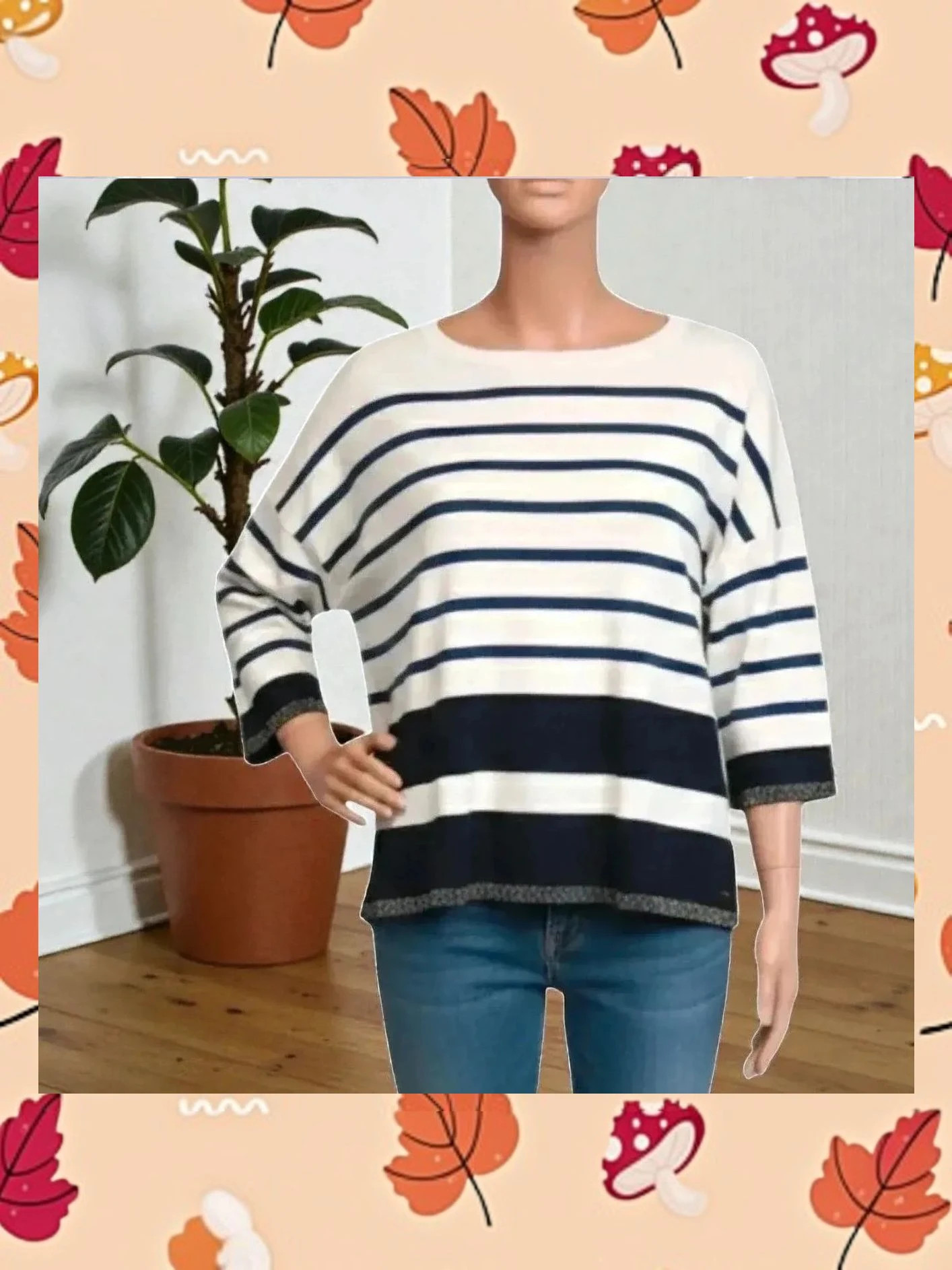 Jersey Marinero Pedro del Hierro Sport - Detalle Lúrex