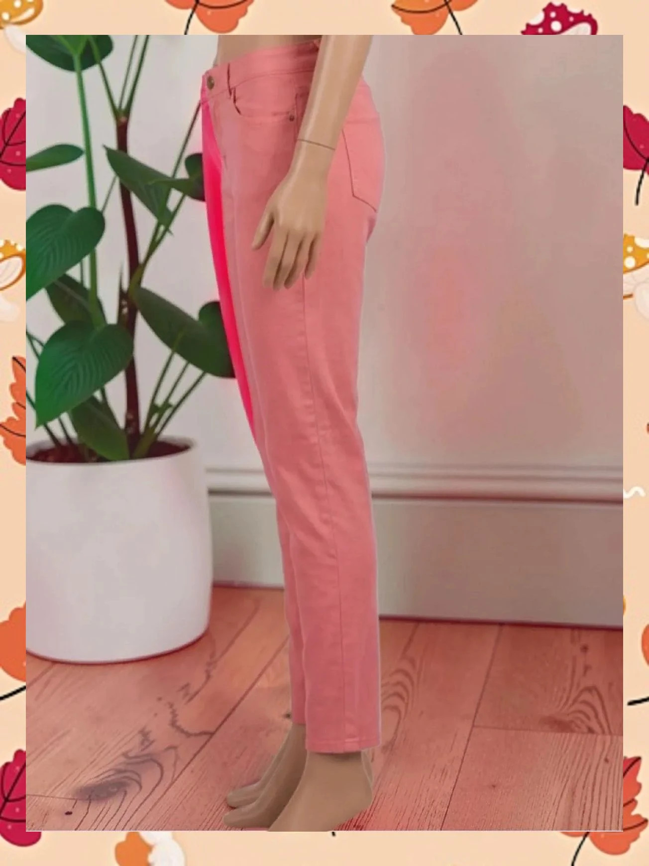 Pantalón pitillo rosa coral Massimo Dutti Talla 36 Slim/Skinny – Massimo Dutti – taille S / 36 / 8 2