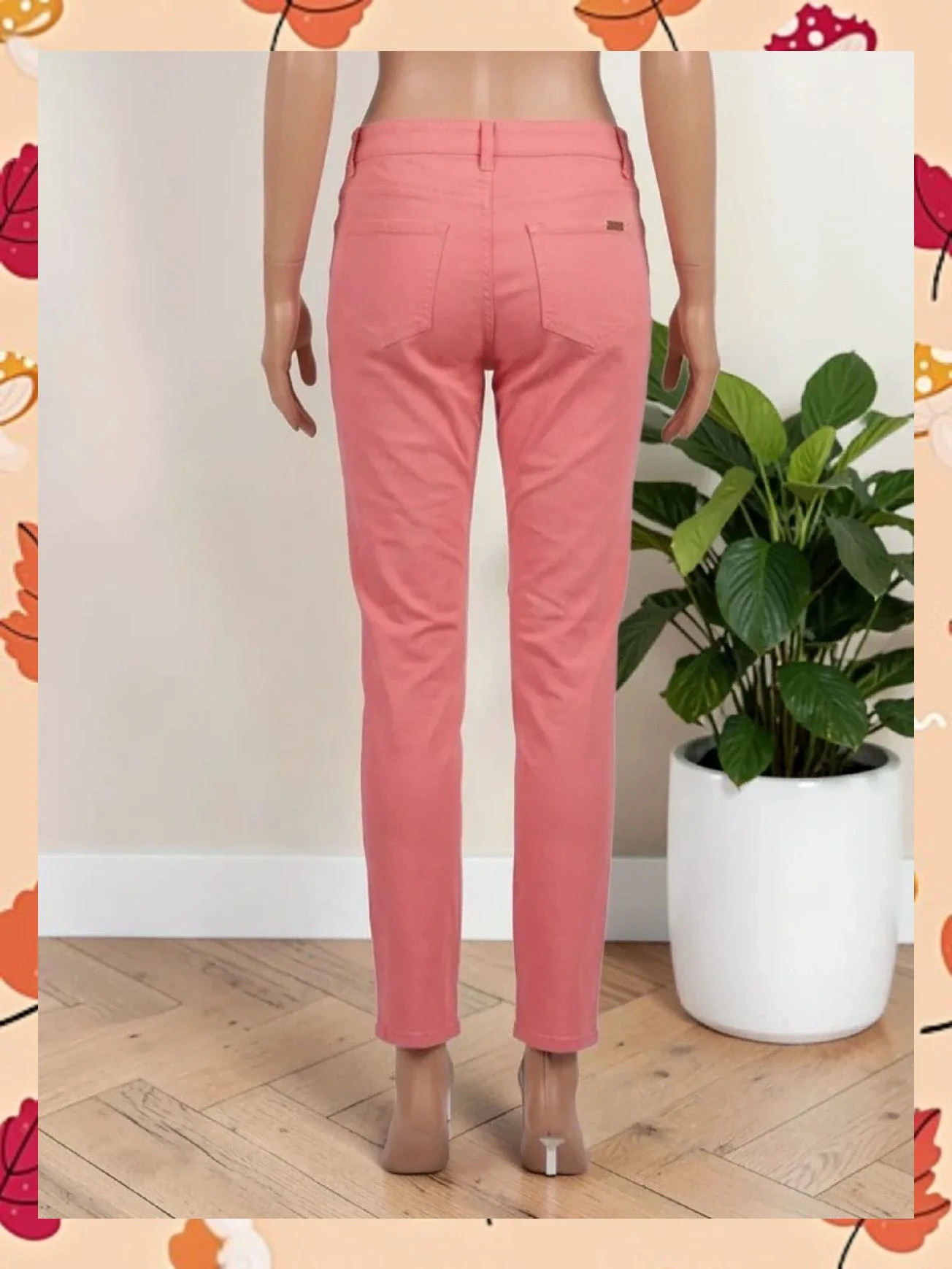 Pantalón pitillo rosa coral Massimo Dutti Talla 36 Slim/Skinny – Massimo Dutti – taille S / 36 / 8 3