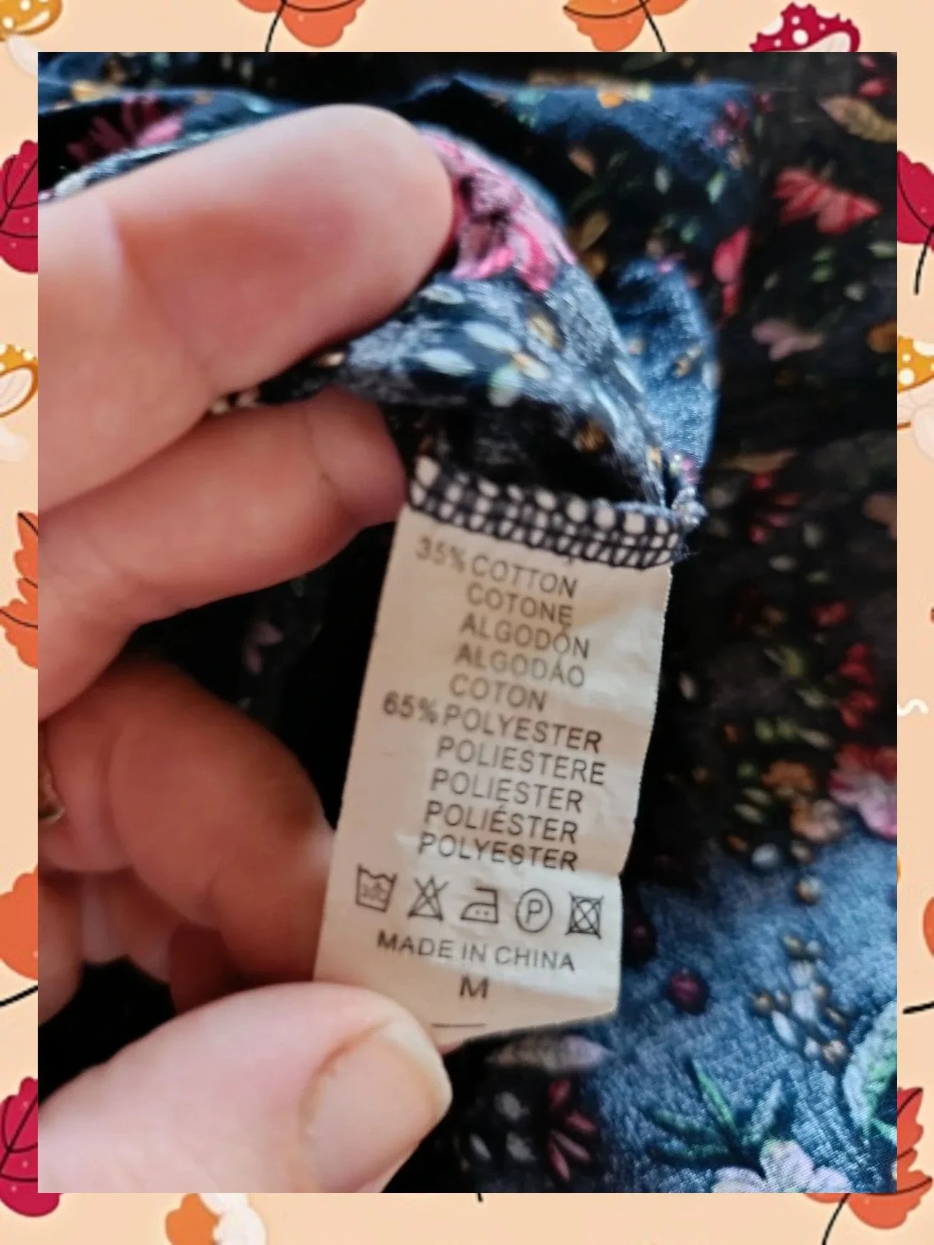 Vestido corto fluido floral con detalles de botones de madera – Fenix – taille M / 38 / 10 5