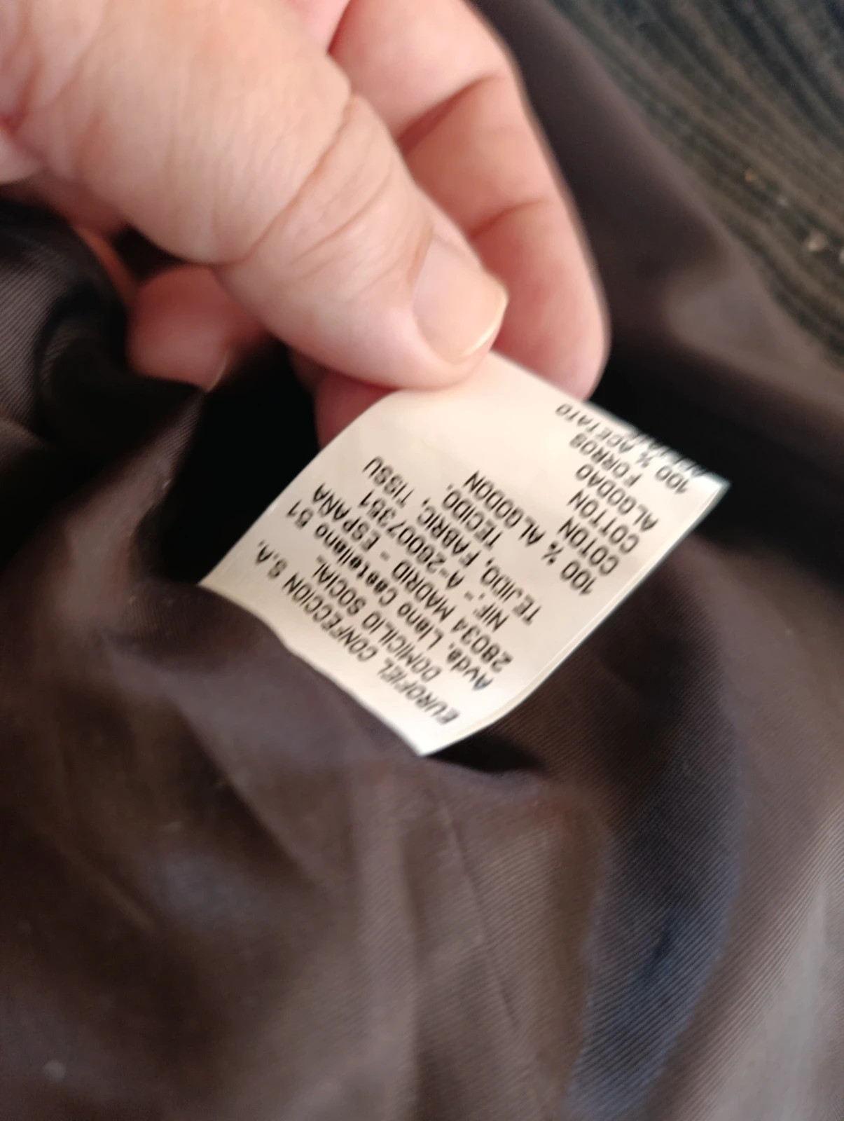 Americana de pana marrón Cortefiel | Talla 46 🤎 – Cortefiel – taille XXXL / 46 / 18 3