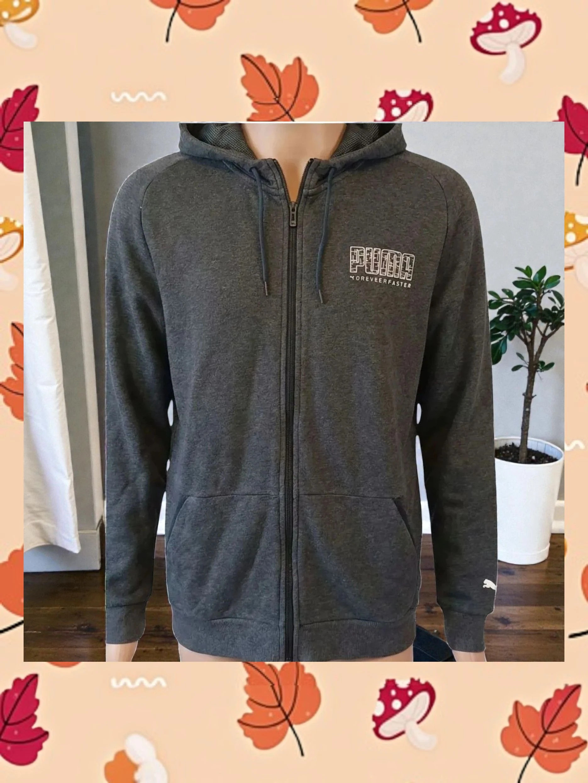 Sudadera PUMA Gris Cremallera Talla XXL – Puma – taille XXL