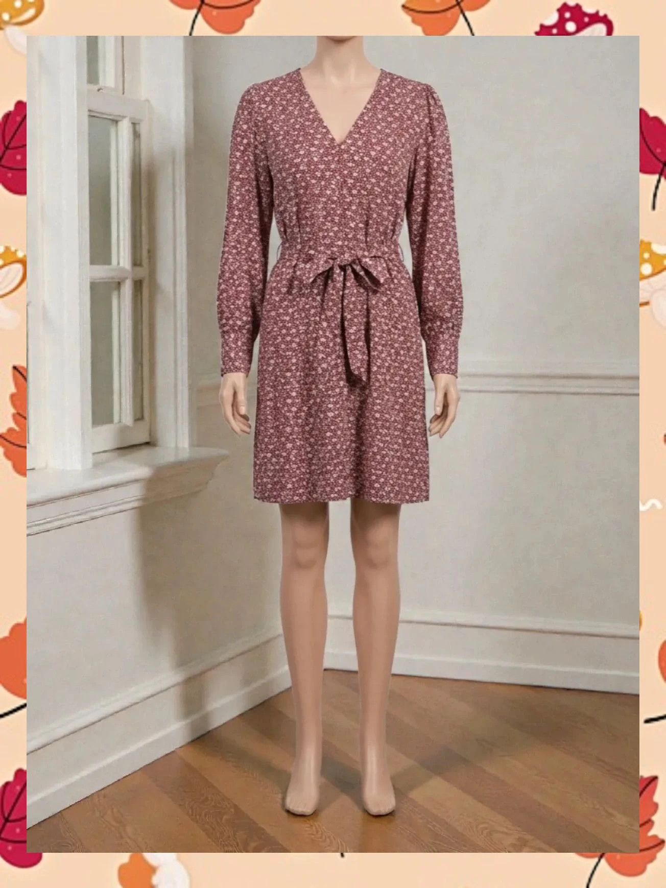 Vestido corto floral Caroll París - Talla 36