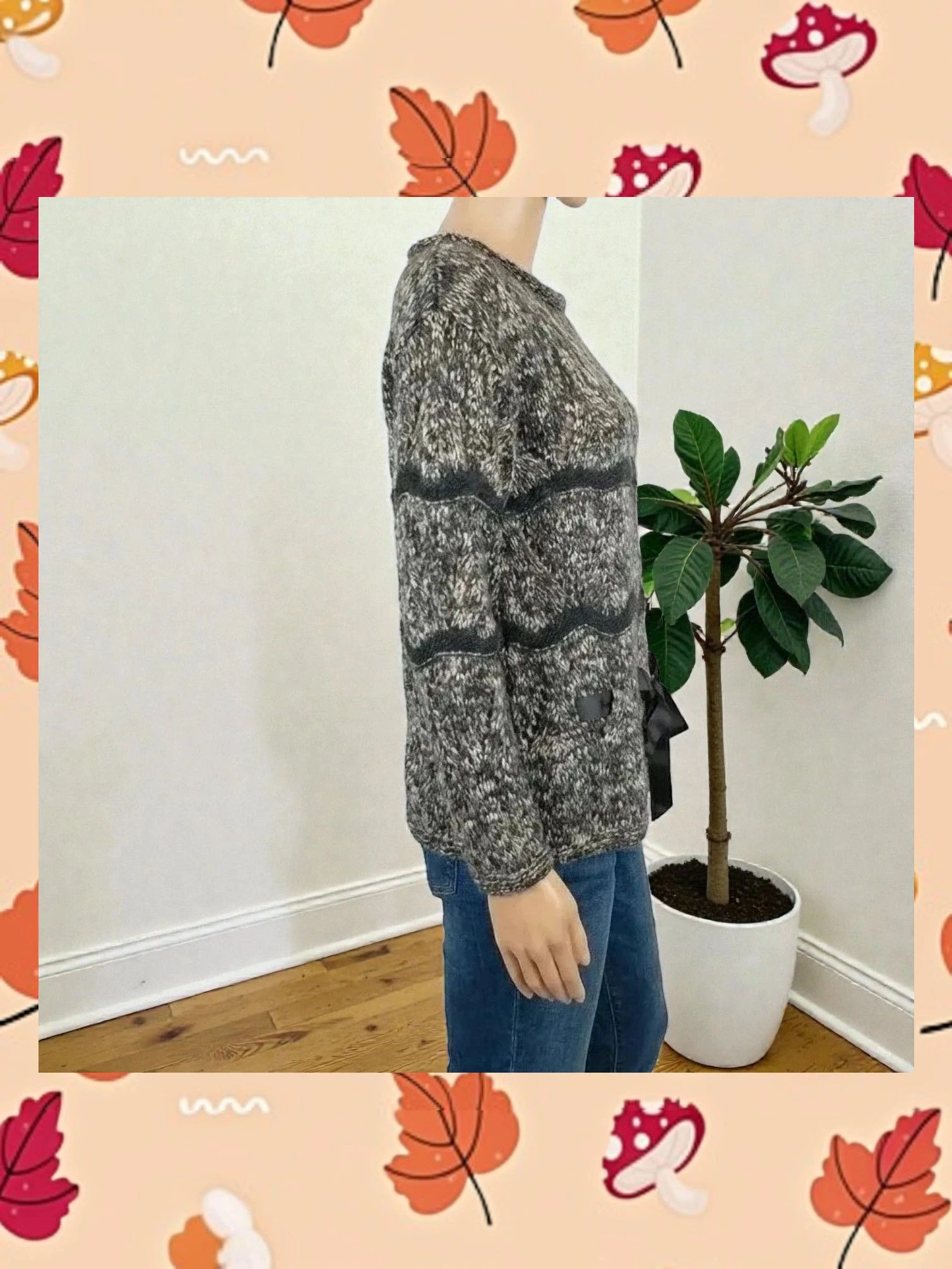 Jersey de punto Kodja Paris con lazo 🎀 Talla 5 – Kodja – taille S / 36 / 8 2
