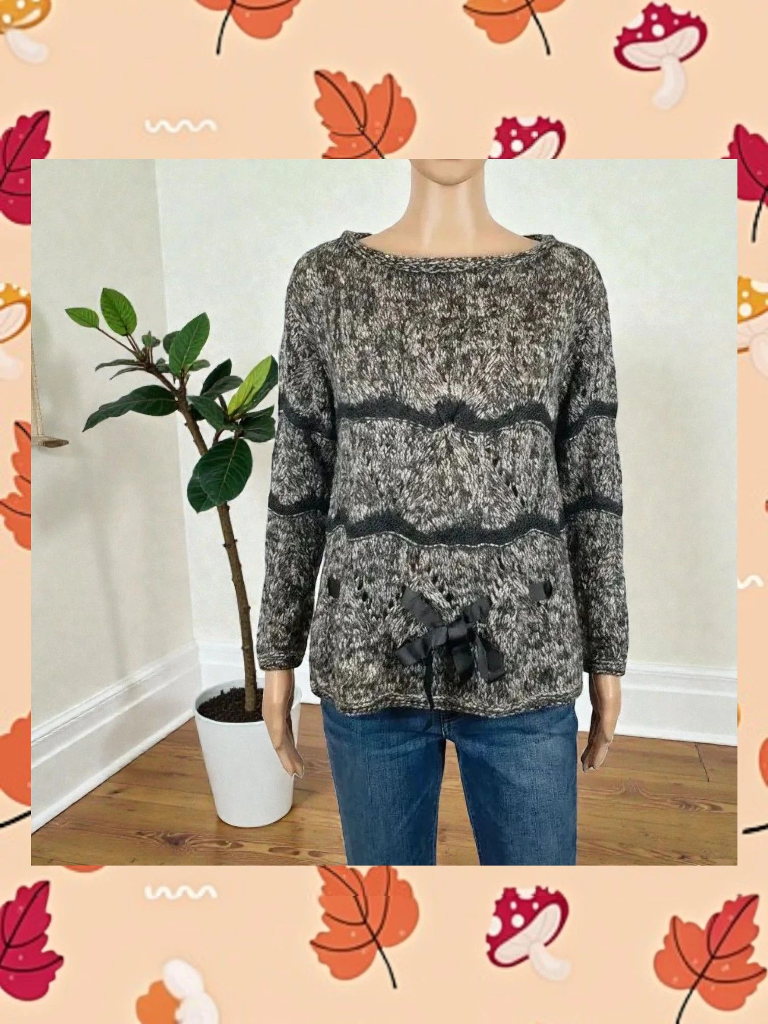 Jersey de punto Kodja Paris con lazo 🎀 Talla 5 – Kodja – taille S / 36 / 8