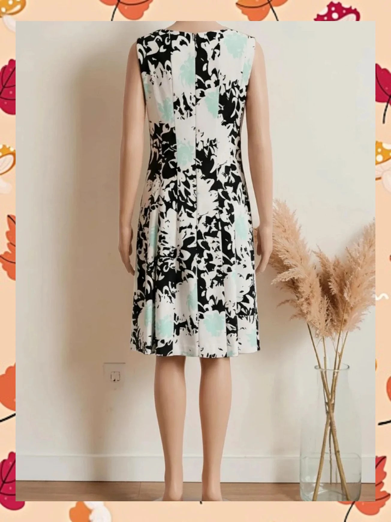 Vestido Jones New York Floral Talla 10 - Como Nuevo